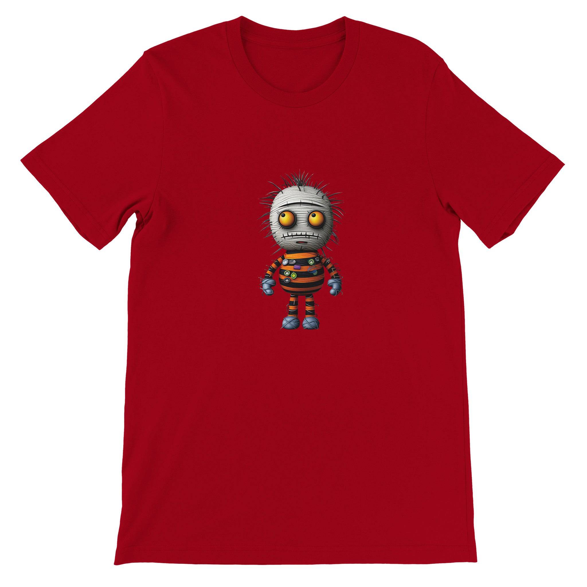 Budget Unisex Crewneck T-shirt/Funny-Spooky-Doll - Enet Images