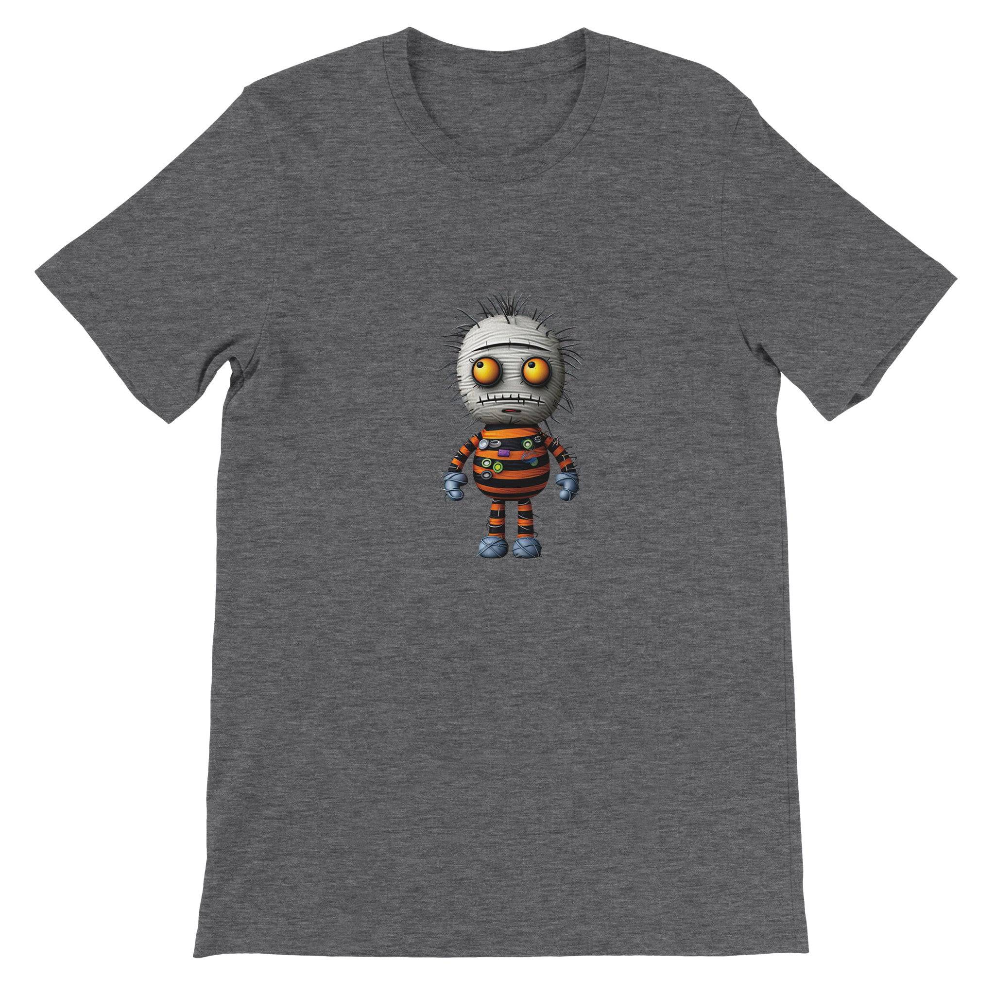 Budget Unisex Crewneck T-shirt/Funny-Spooky-Doll - Enet Images