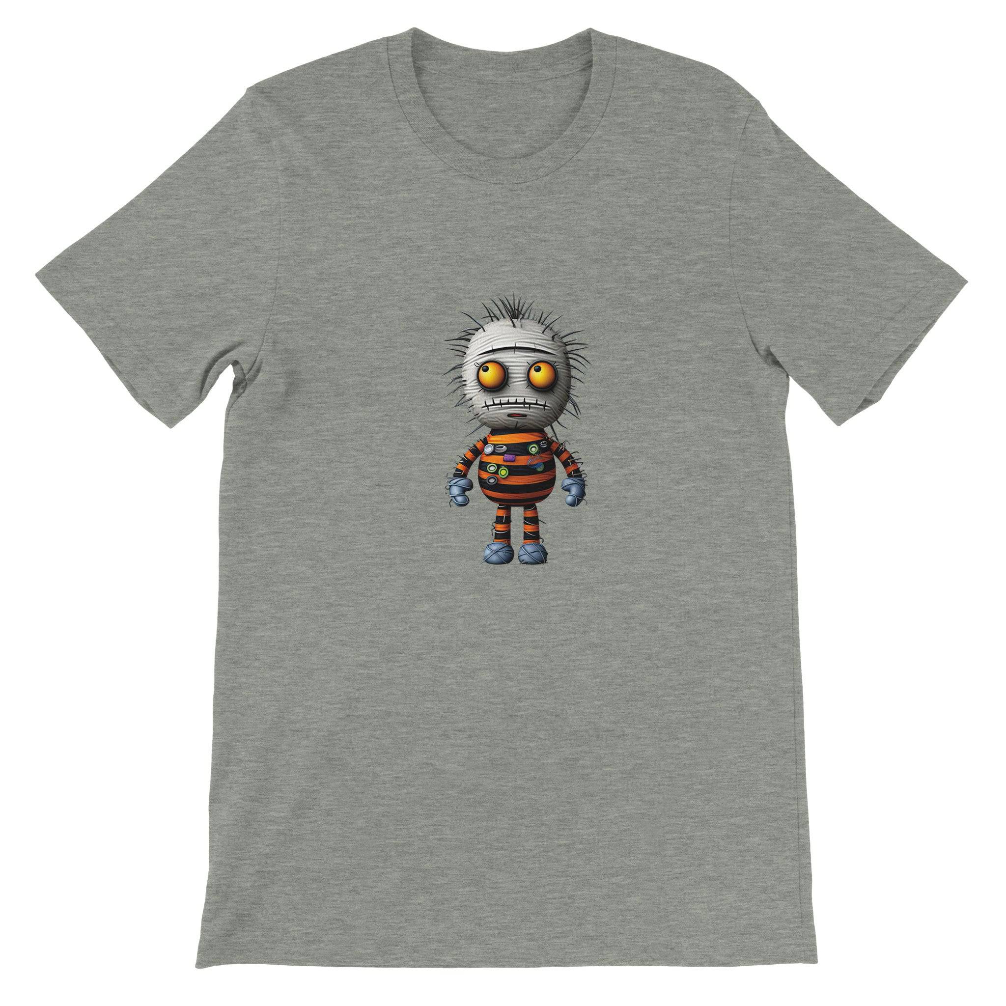 Budget Unisex Crewneck T-shirt/Funny-Spooky-Doll - Enet Images
