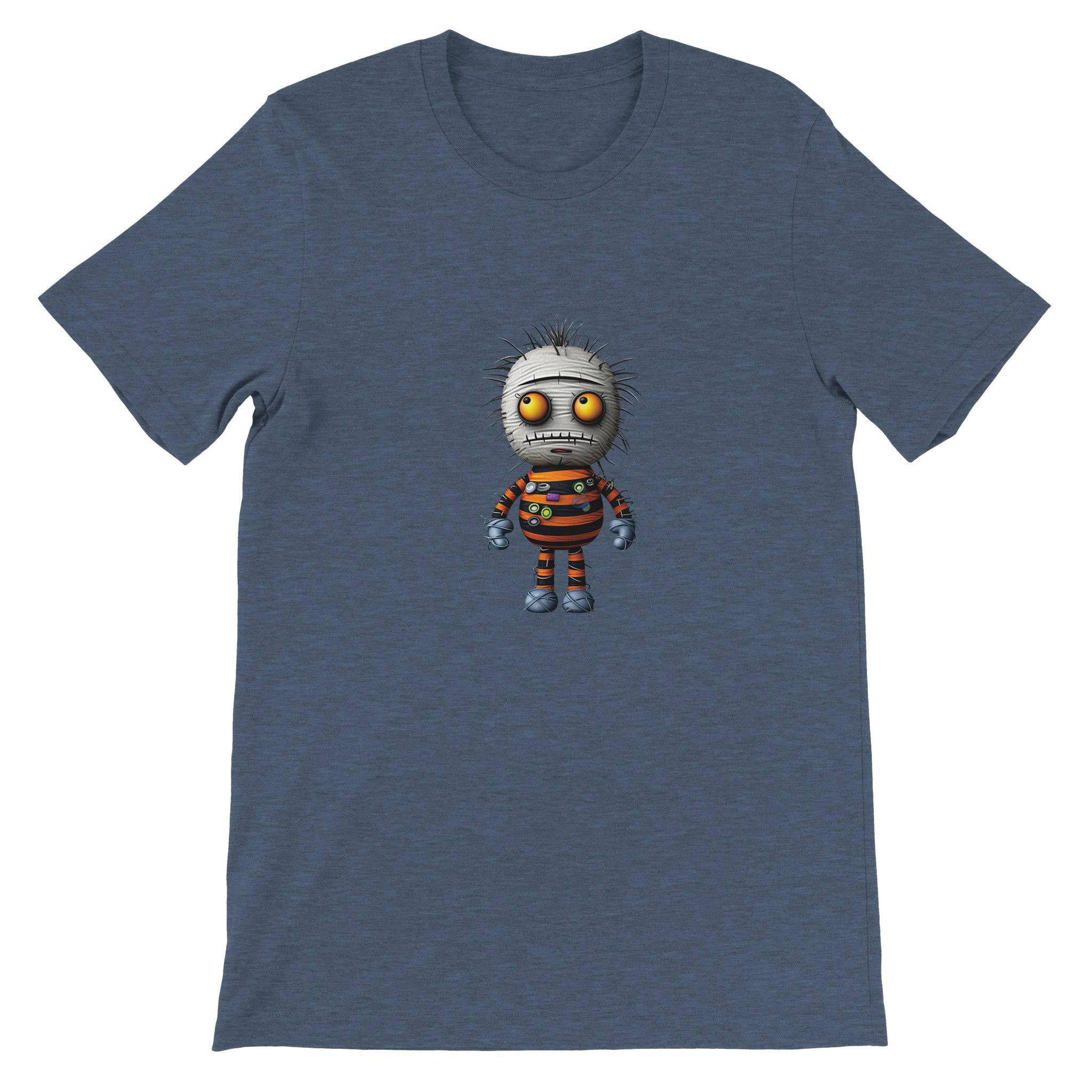 Budget Unisex Crewneck T-shirt/Funny-Spooky-Doll - Enet Images