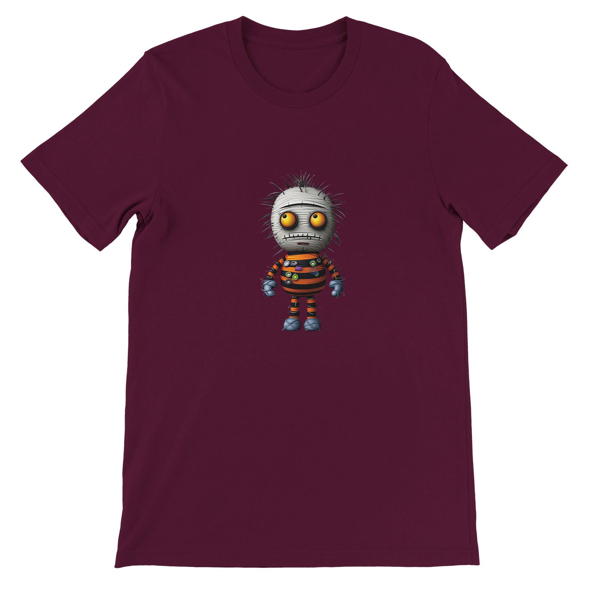 Budget Unisex Crewneck T-shirt/Funny-Spooky-Doll - Enet Images