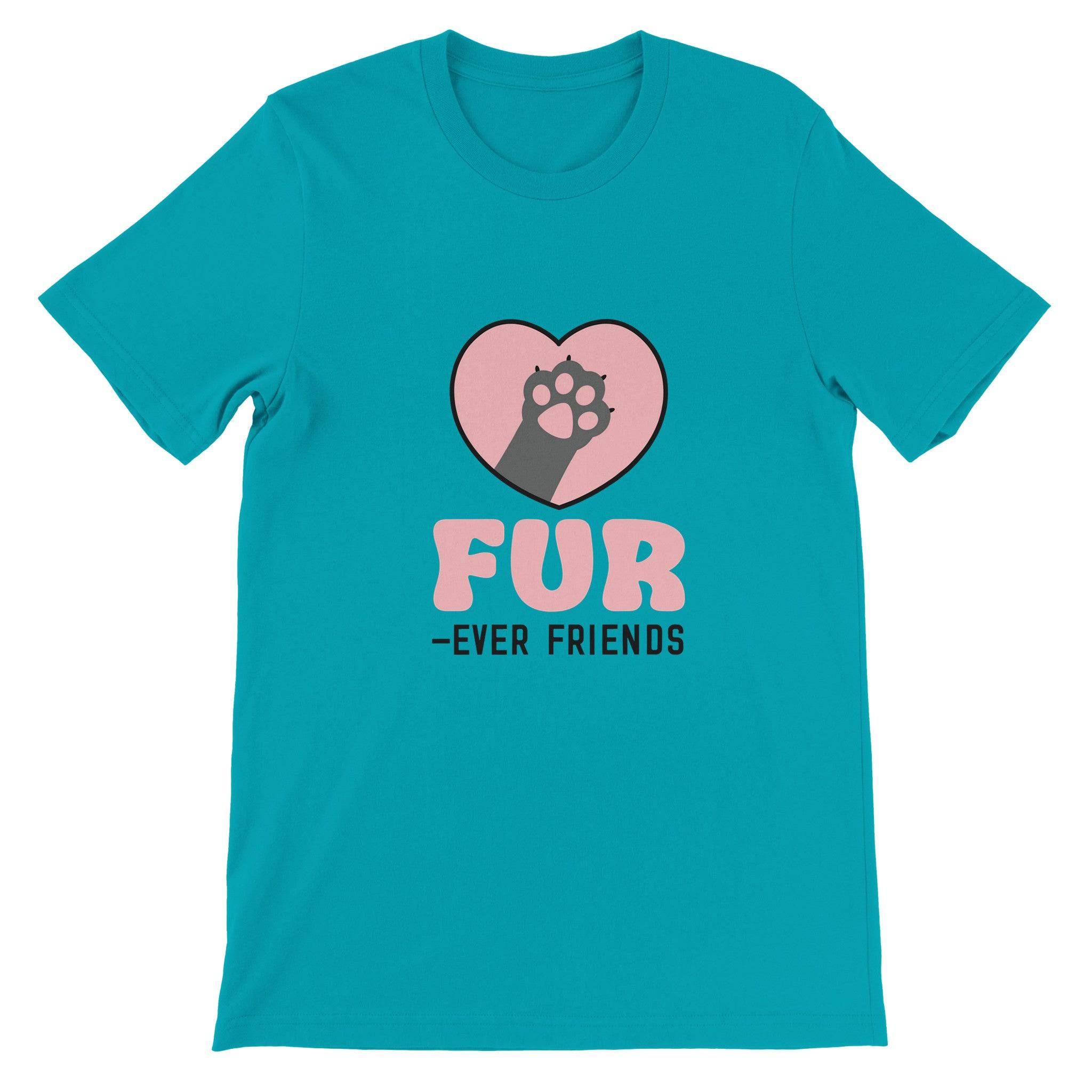 Budget Unisex Crewneck T-shirt/Fur-Ever-Friends - Enet Images