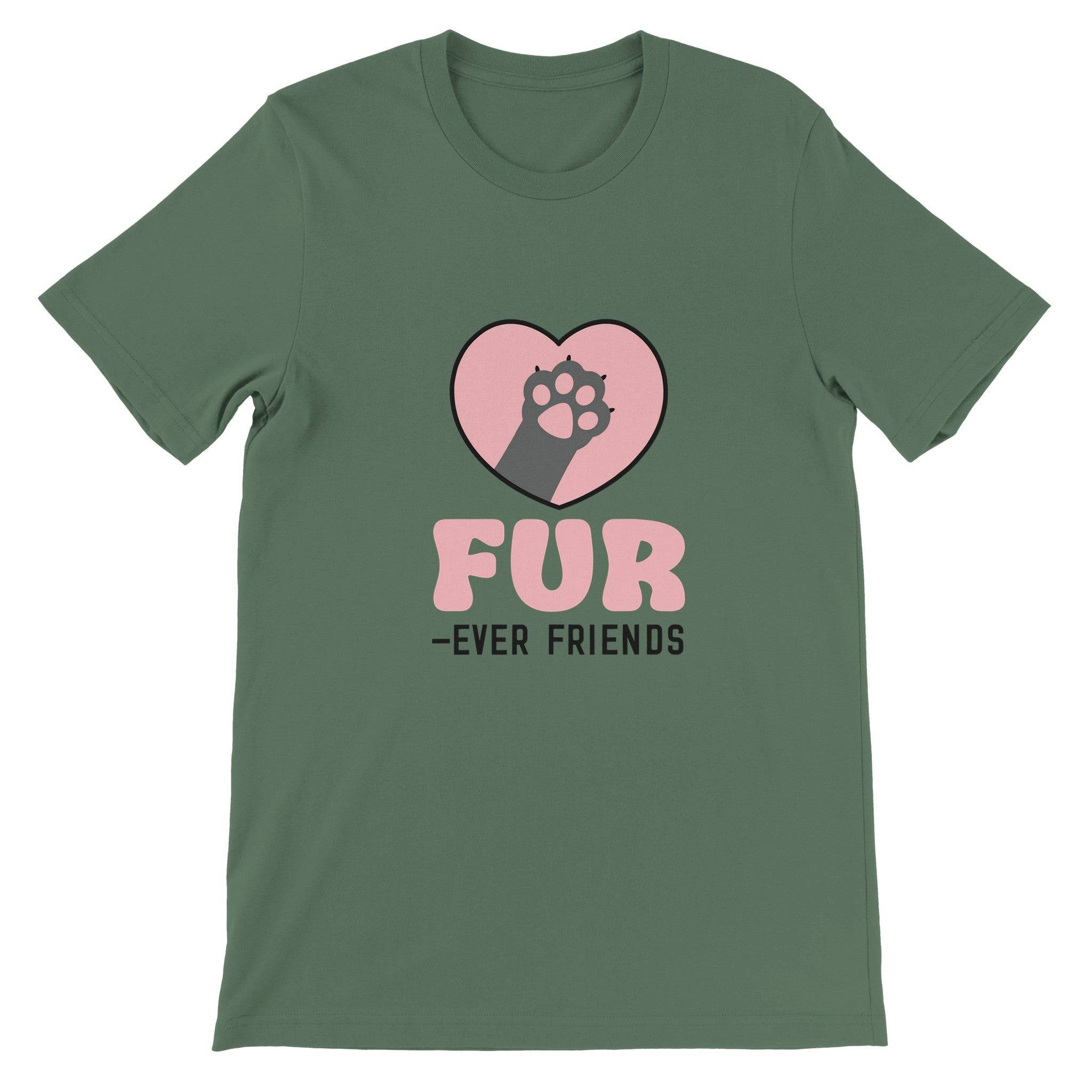 Budget Unisex Crewneck T-shirt/Fur-Ever-Friends - Enet Images