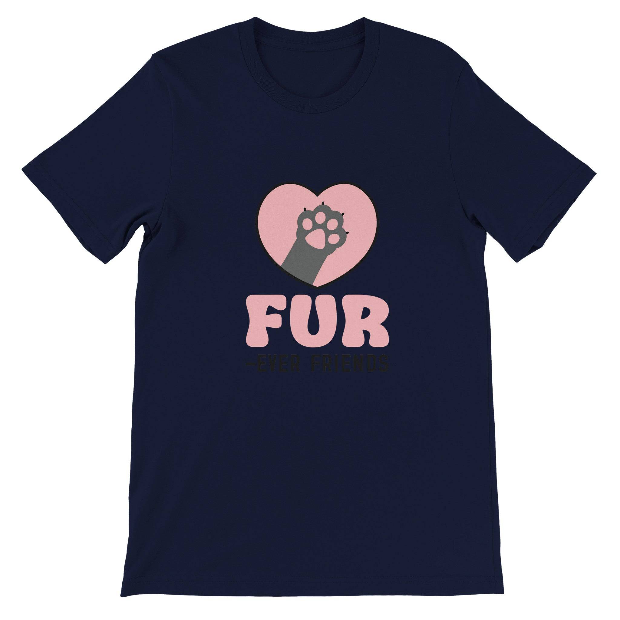 Budget Unisex Crewneck T-shirt/Fur-Ever-Friends - Enet Images