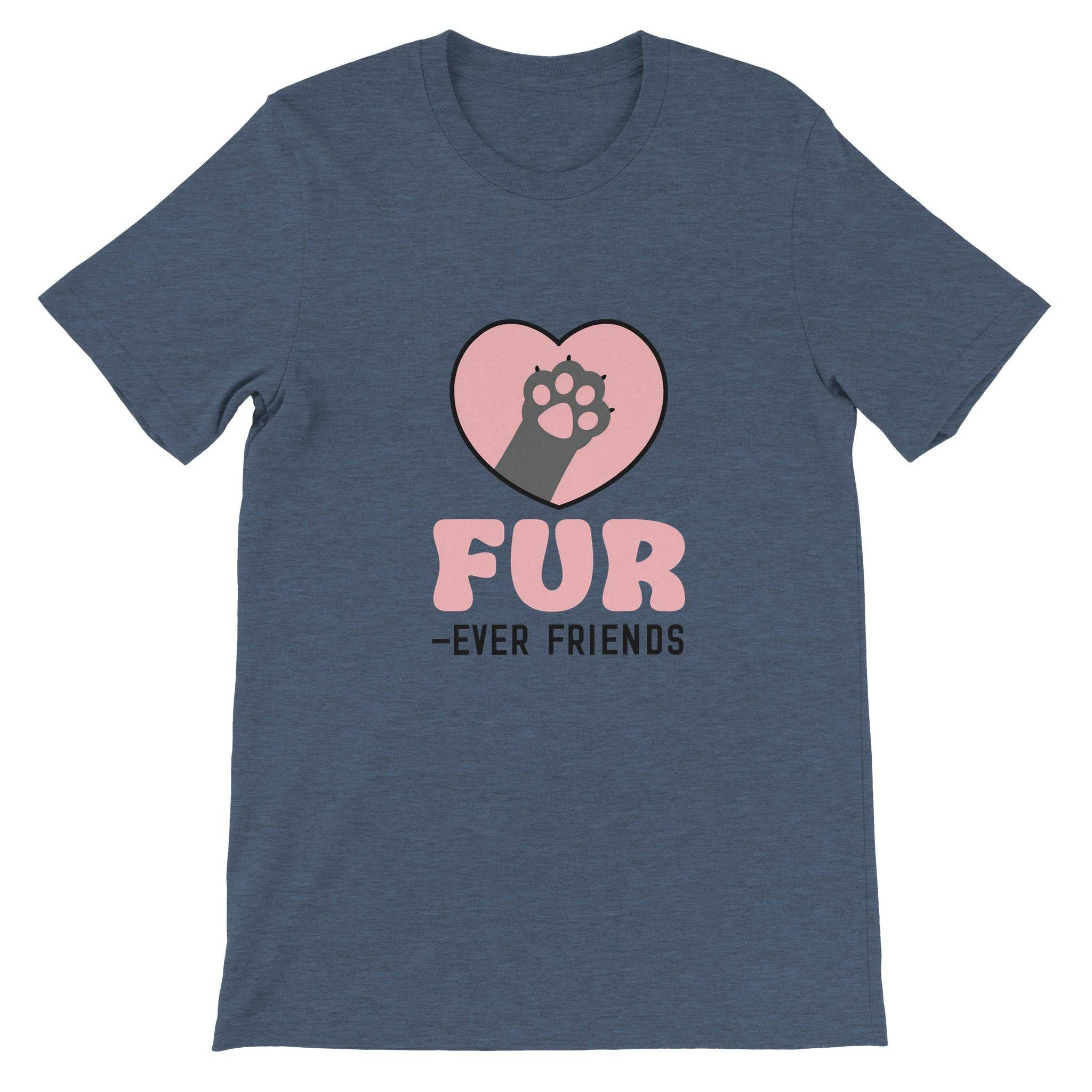 Budget Unisex Crewneck T-shirt/Fur-Ever-Friends - Enet Images