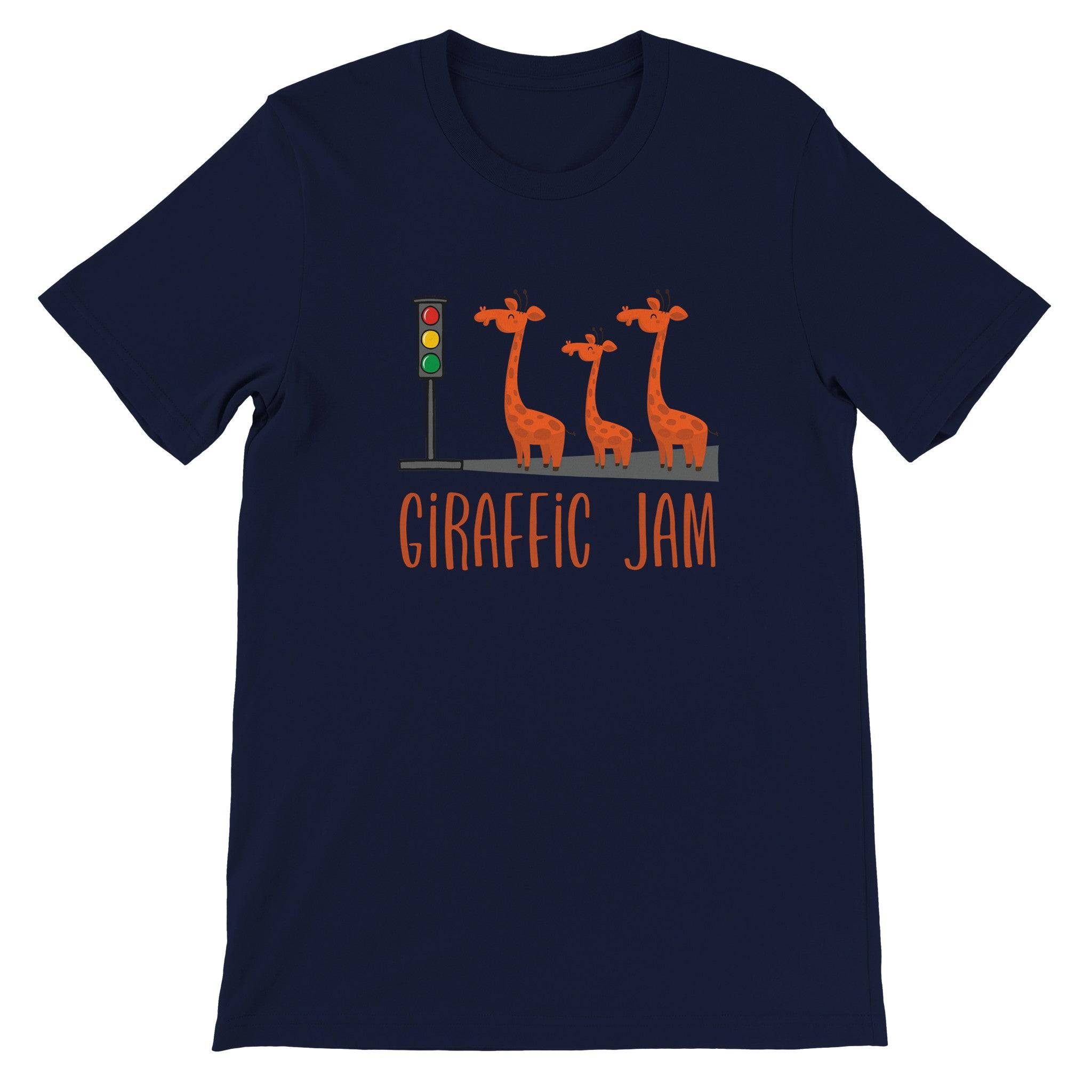 Budget Unisex Crewneck T-shirt/Giraffic-Jam - Enet Images