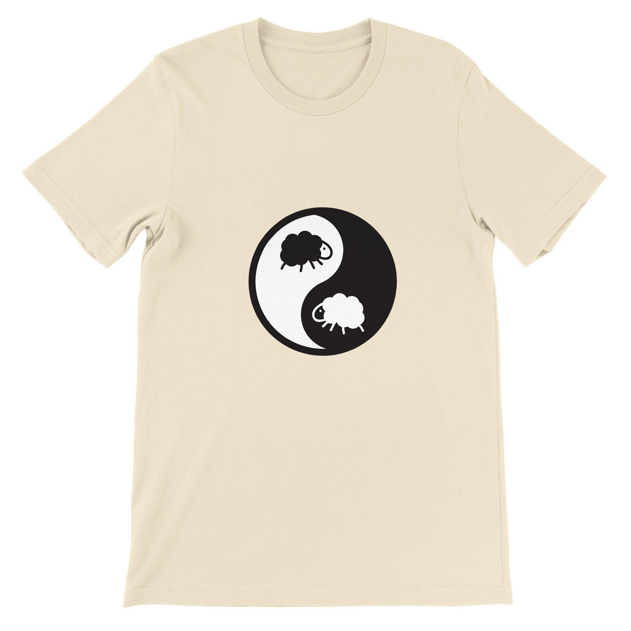 Budget Unisex Crewneck T-shirt/Good-Bad-Sheep - Enet Images