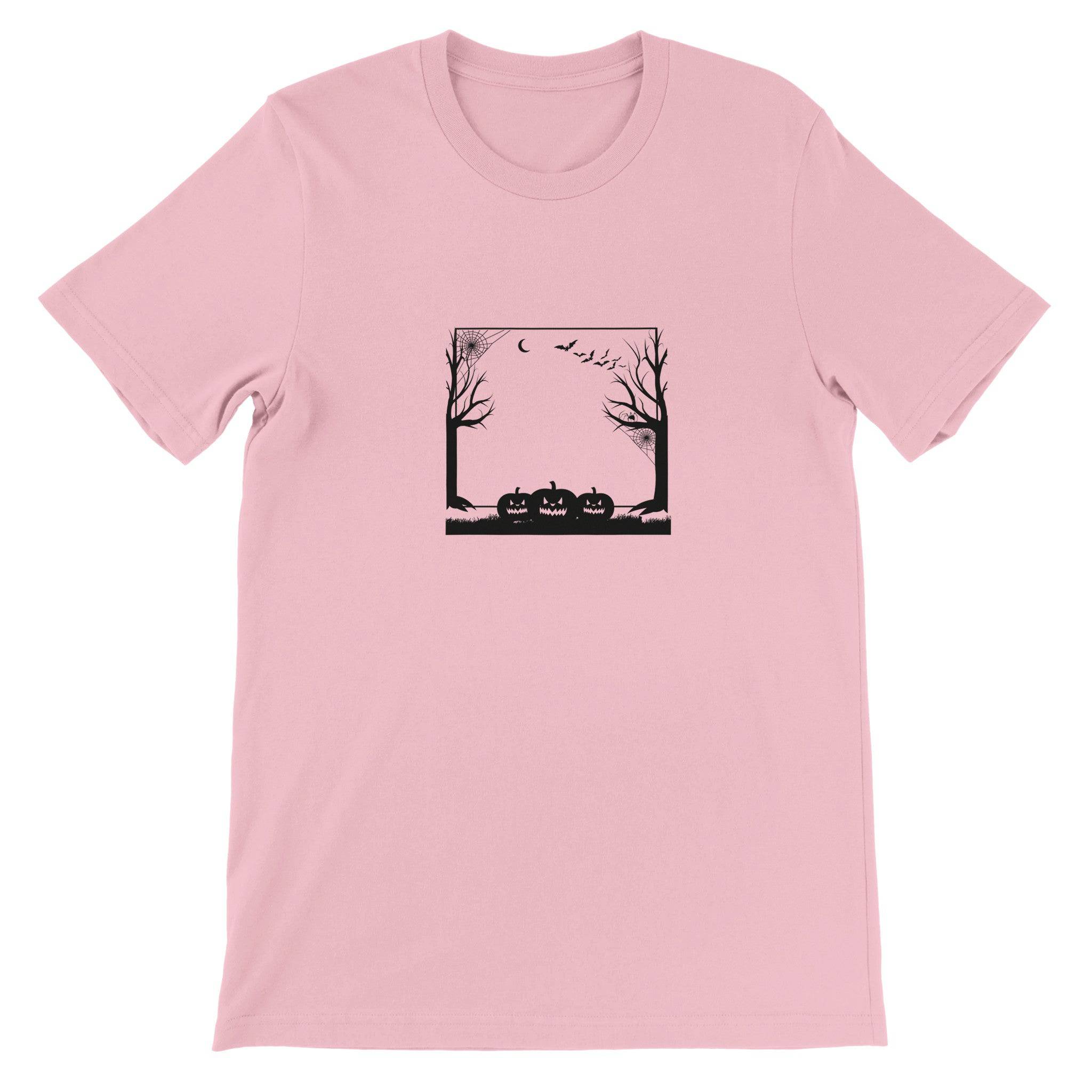 Budget Unisex Crewneck T-shirt/Halloween-Pumkins - Enet Images