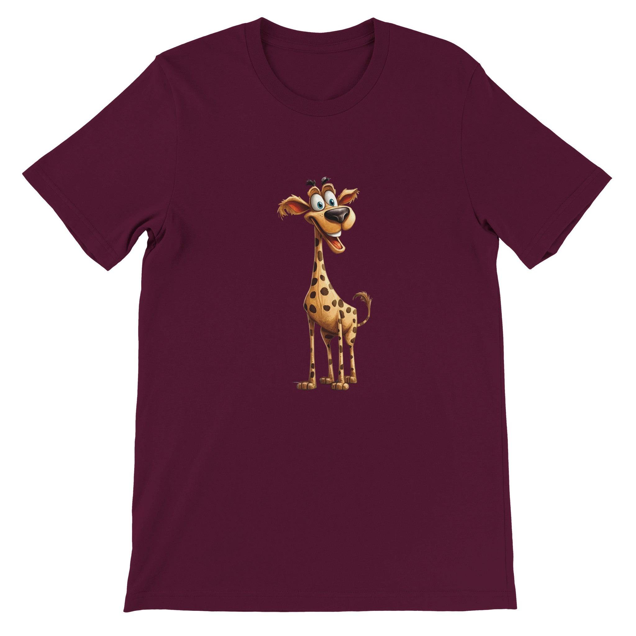 Budget Unisex Crewneck T-shirt/Happy-Giraffe - Enet Images