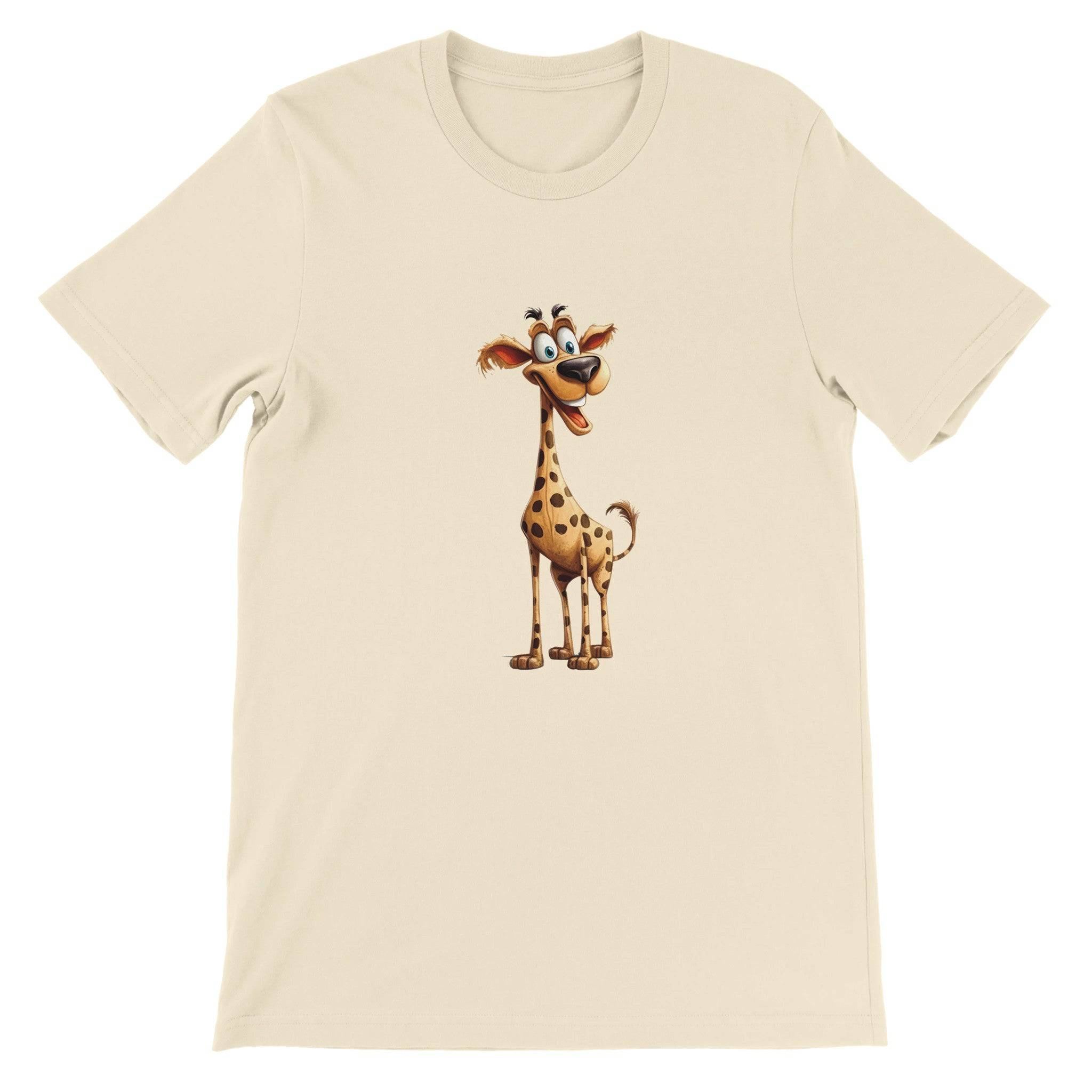 Budget Unisex Crewneck T-shirt/Happy-Giraffe - Enet Images