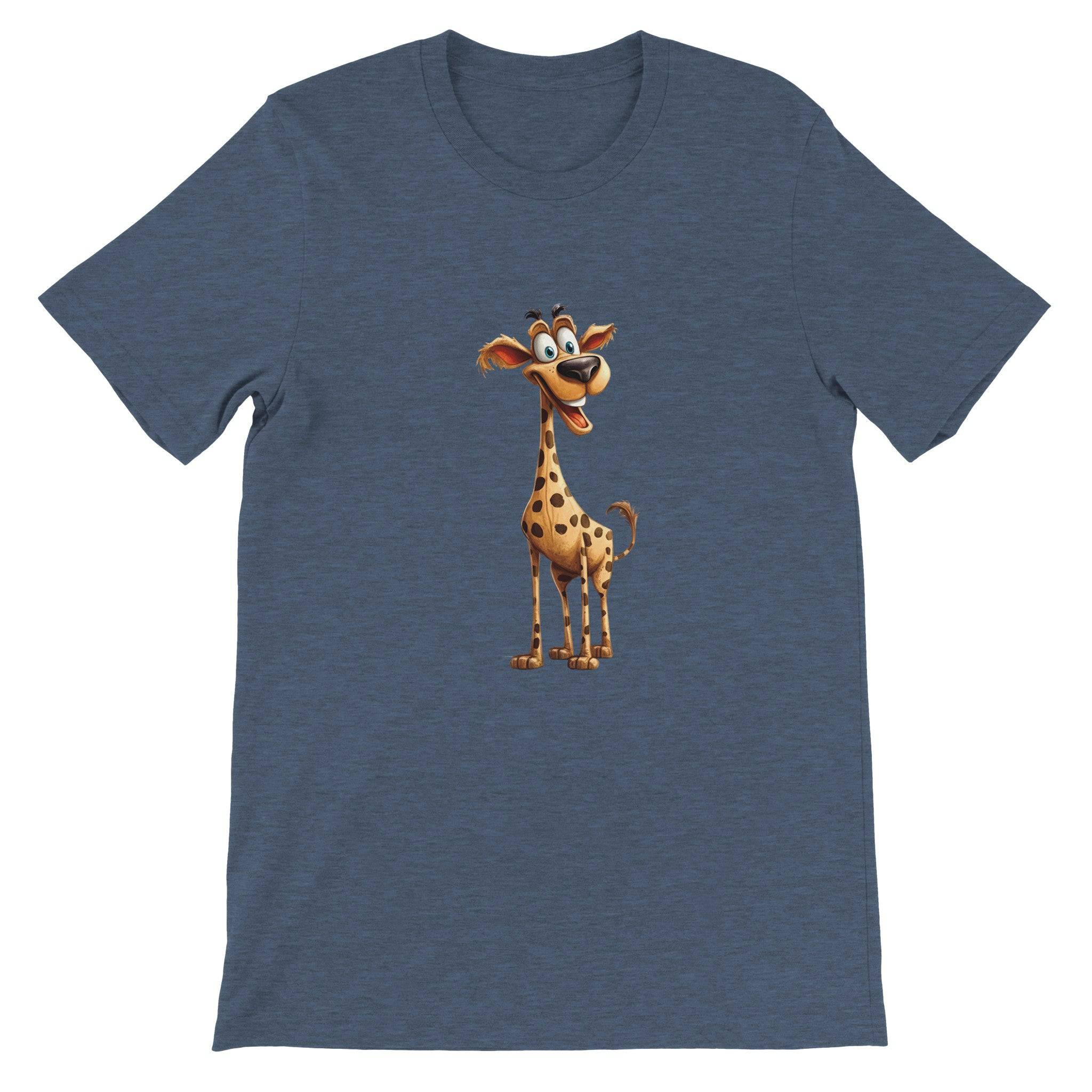 Budget Unisex Crewneck T-shirt/Happy-Giraffe - Enet Images
