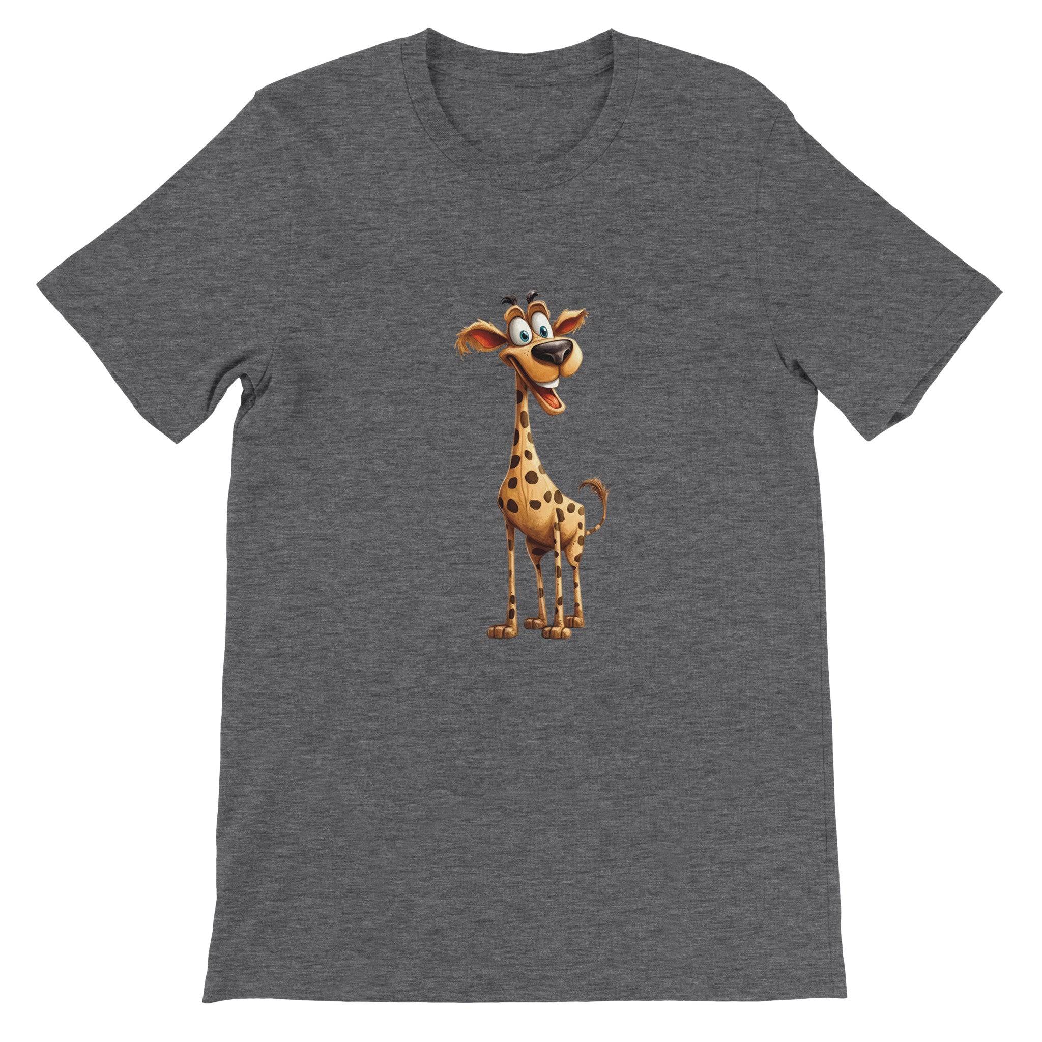 Budget Unisex Crewneck T-shirt/Happy-Giraffe - Enet Images