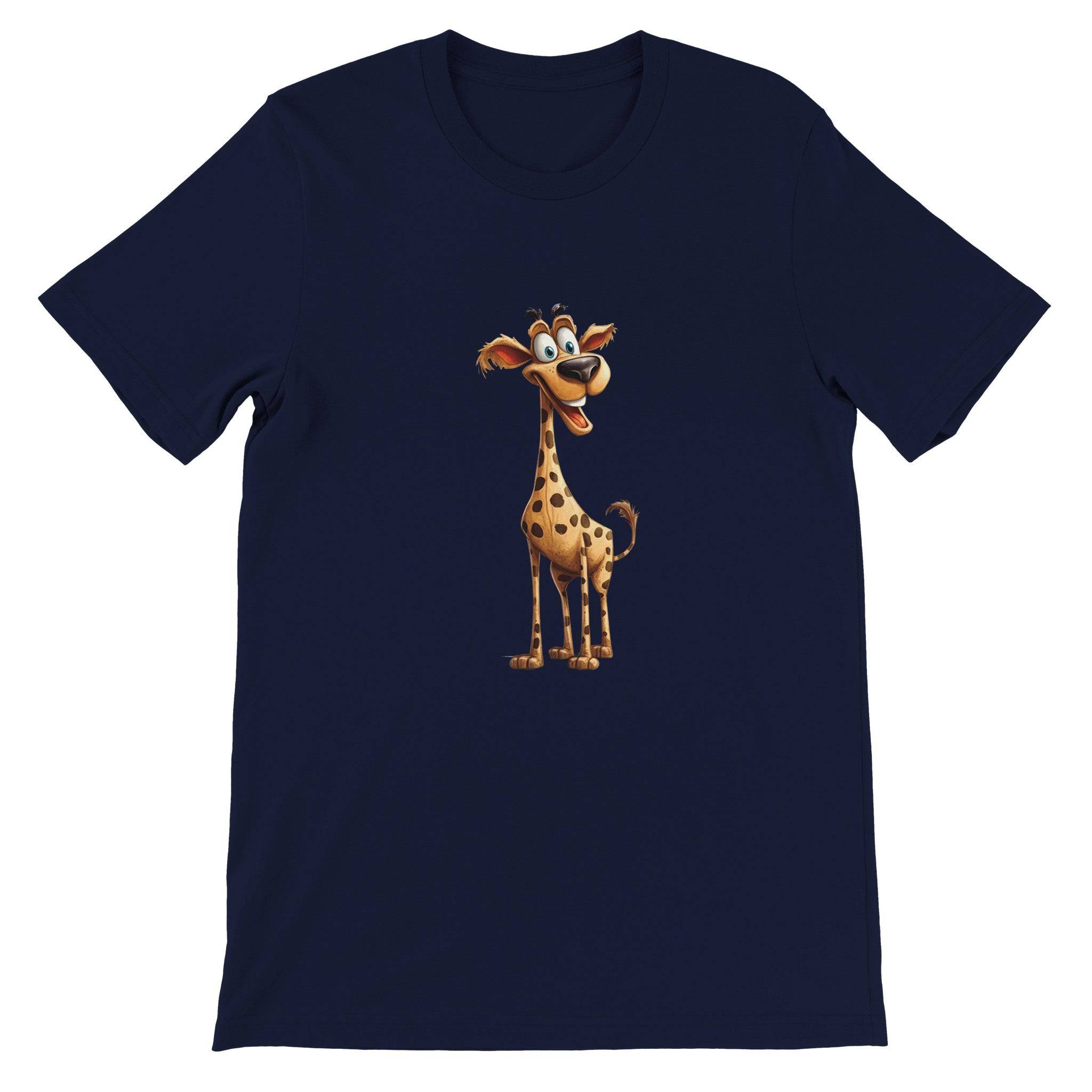 Budget Unisex Crewneck T-shirt/Happy-Giraffe - Enet Images