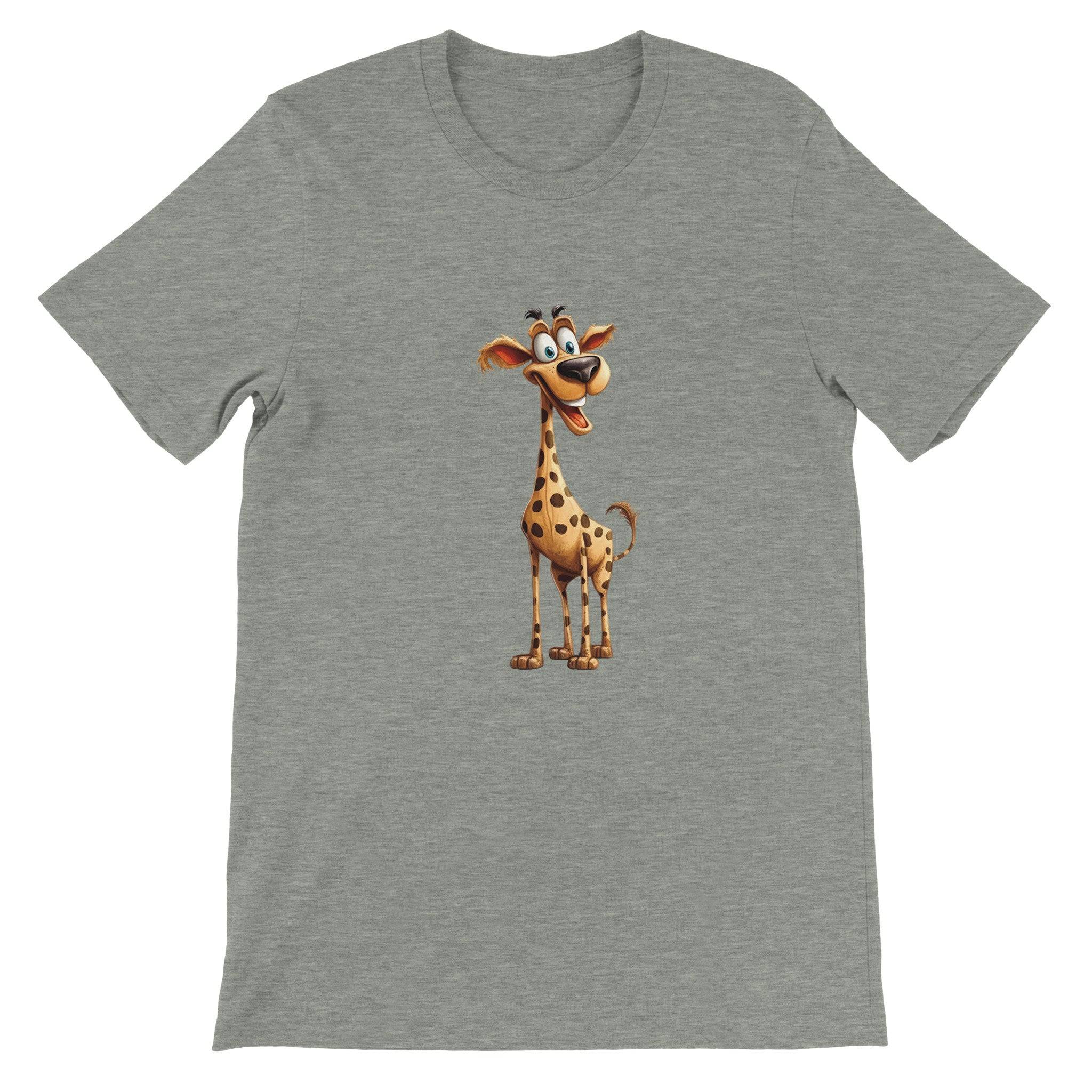 Budget Unisex Crewneck T-shirt/Happy-Giraffe - Enet Images