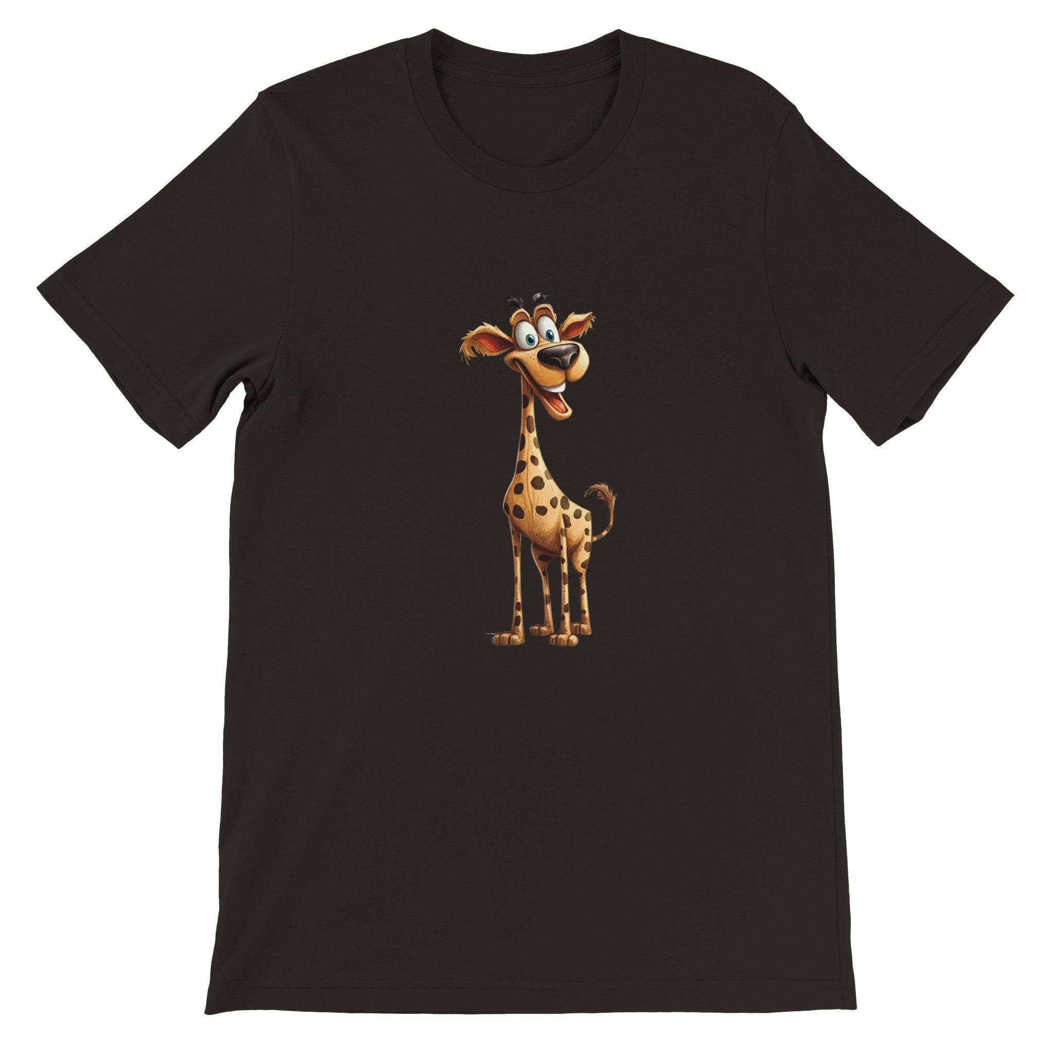 Budget Unisex Crewneck T-shirt/Happy-Giraffe - Enet Images
