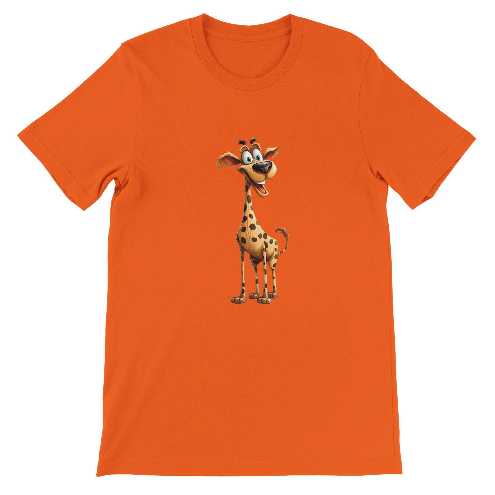 Budget Unisex Crewneck T-shirt/Happy-Giraffe - Enet Images
