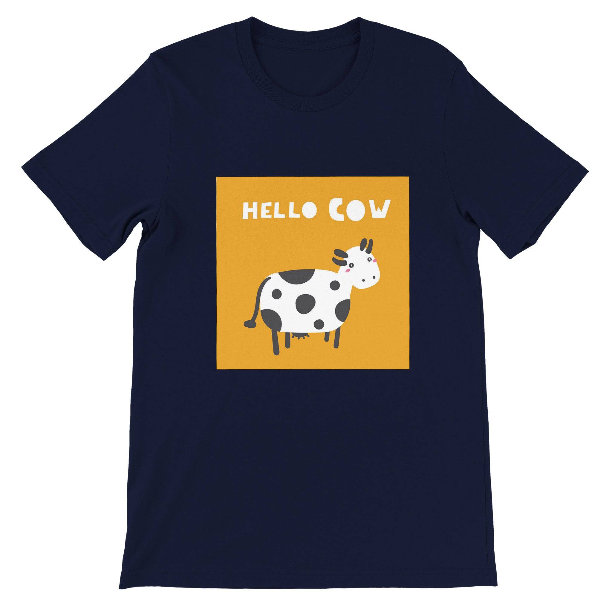 Budget Unisex Crewneck T-shirt/Hello-Cow - Enet Images
