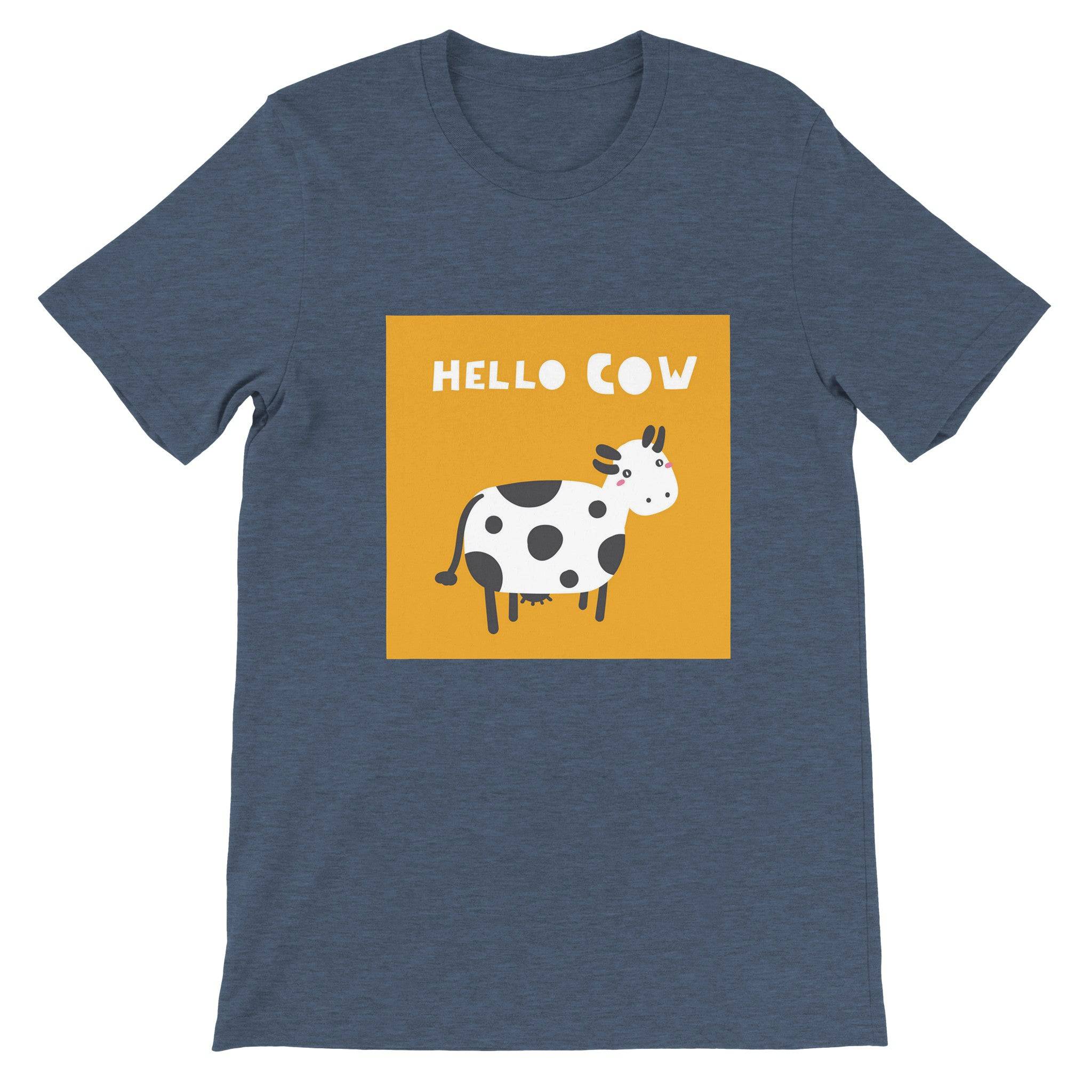 Budget Unisex Crewneck T-shirt/Hello-Cow - Enet Images