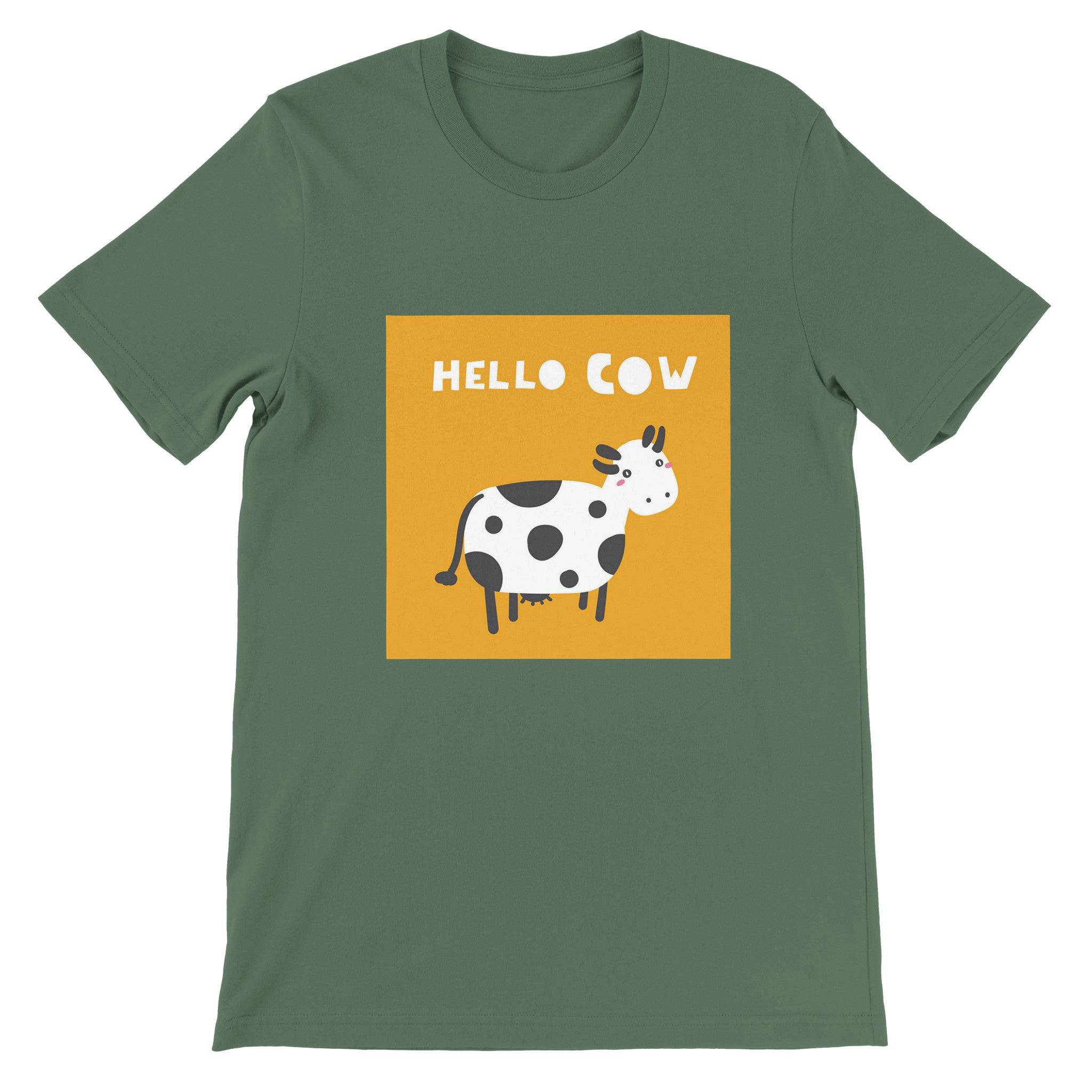 Budget Unisex Crewneck T-shirt/Hello-Cow - Enet Images
