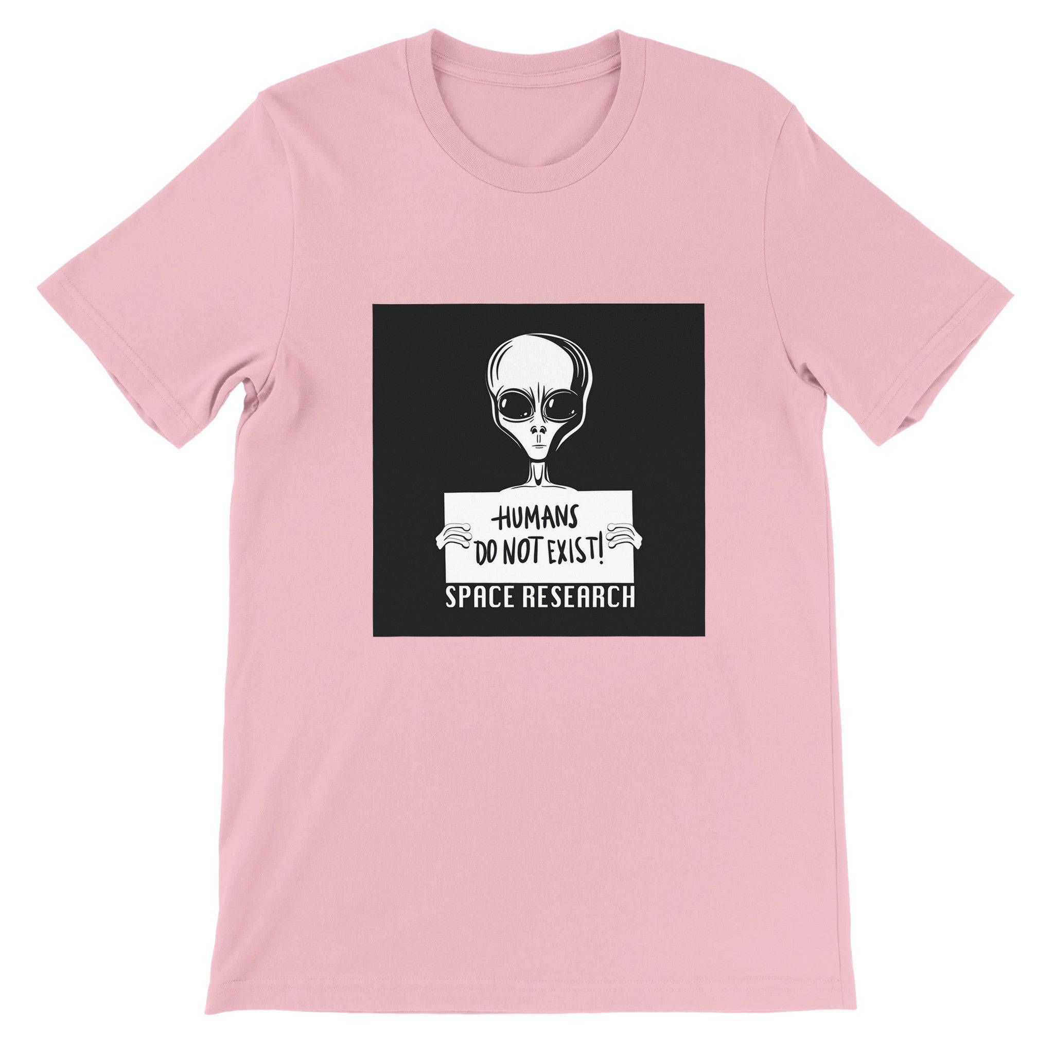 Budget Unisex Crewneck T-shirt/Humans-Don't-Exist - Enet Images