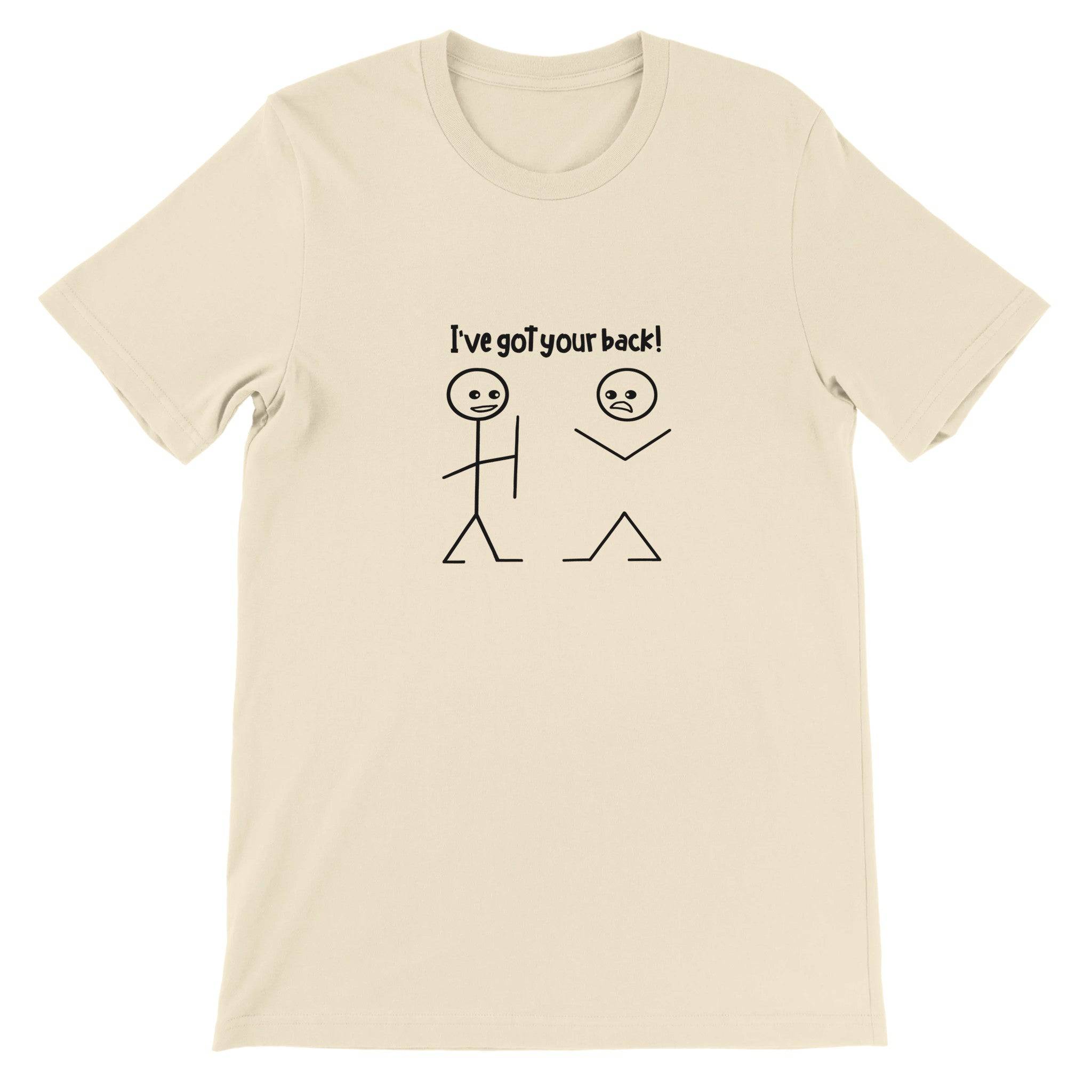 Budget Unisex Crewneck T-shirt/I-Ve-Got-Your-Back - Enet Images