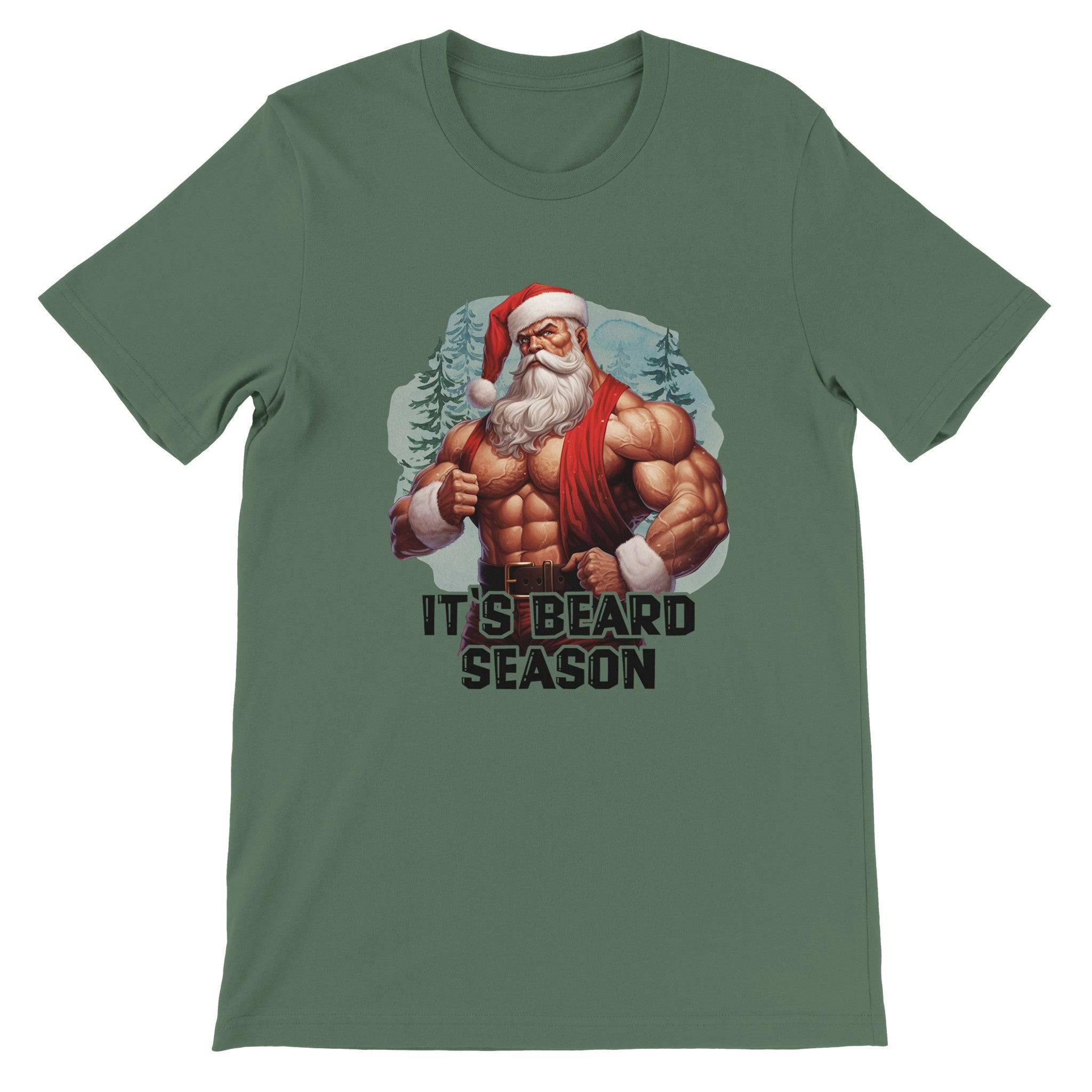 Budget Unisex Crewneck T-shirt/It's-Beard-Season - Enet Images