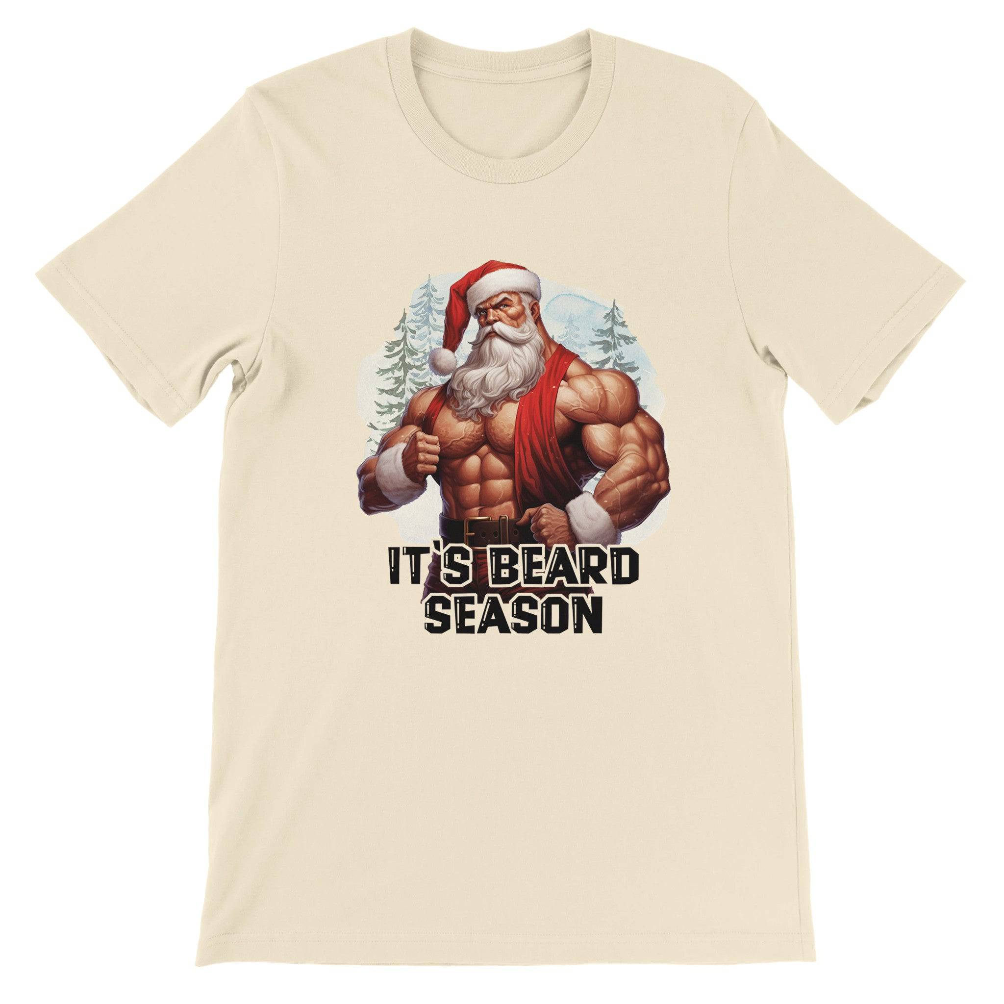 Budget Unisex Crewneck T-shirt/It's-Beard-Season - Enet Images