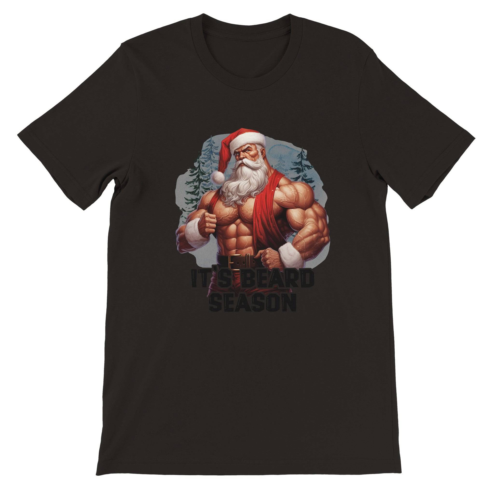 Budget Unisex Crewneck T-shirt/It's-Beard-Season - Enet Images