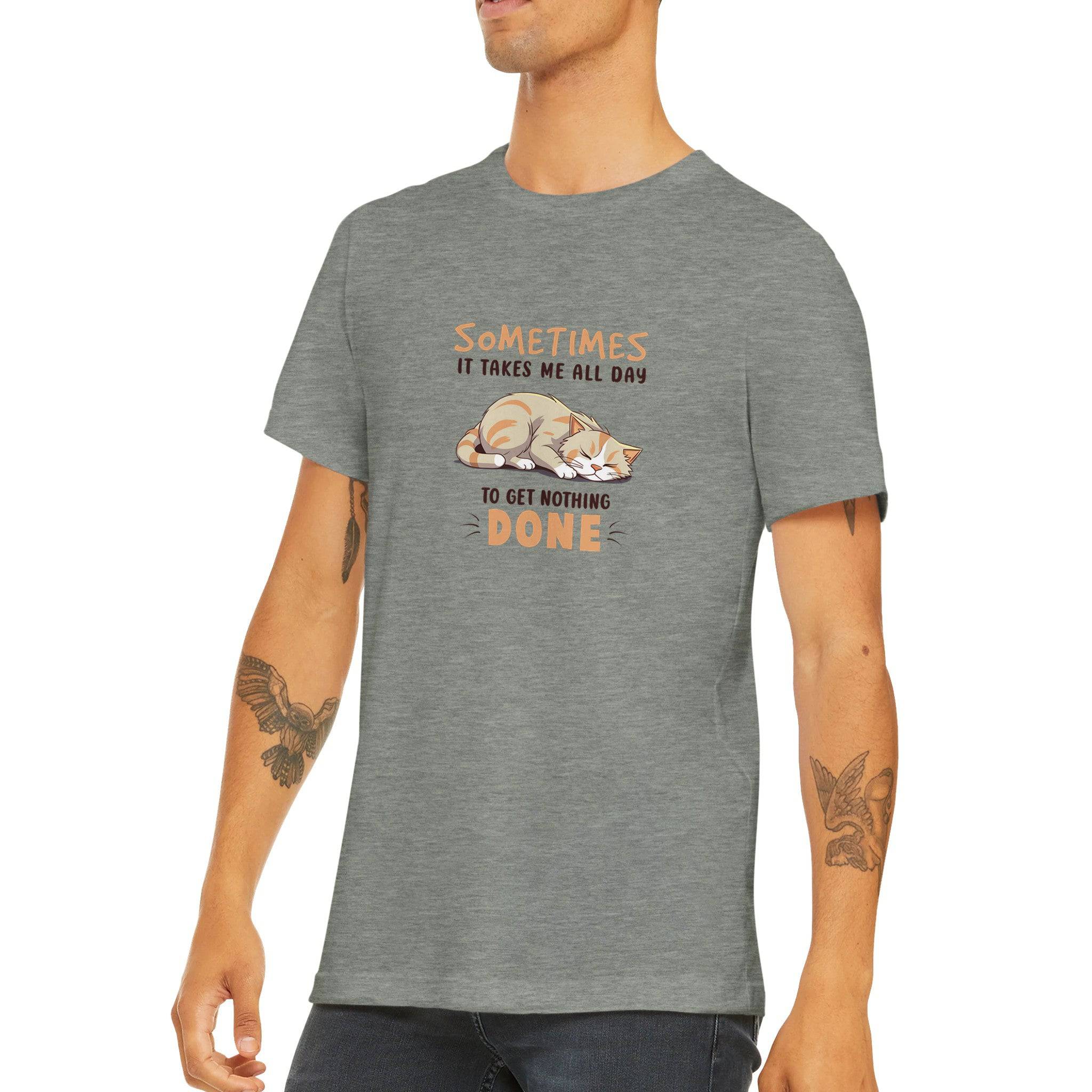 Budget Unisex Crewneck T-shirt/It-Takes-All-Day - Enet Images