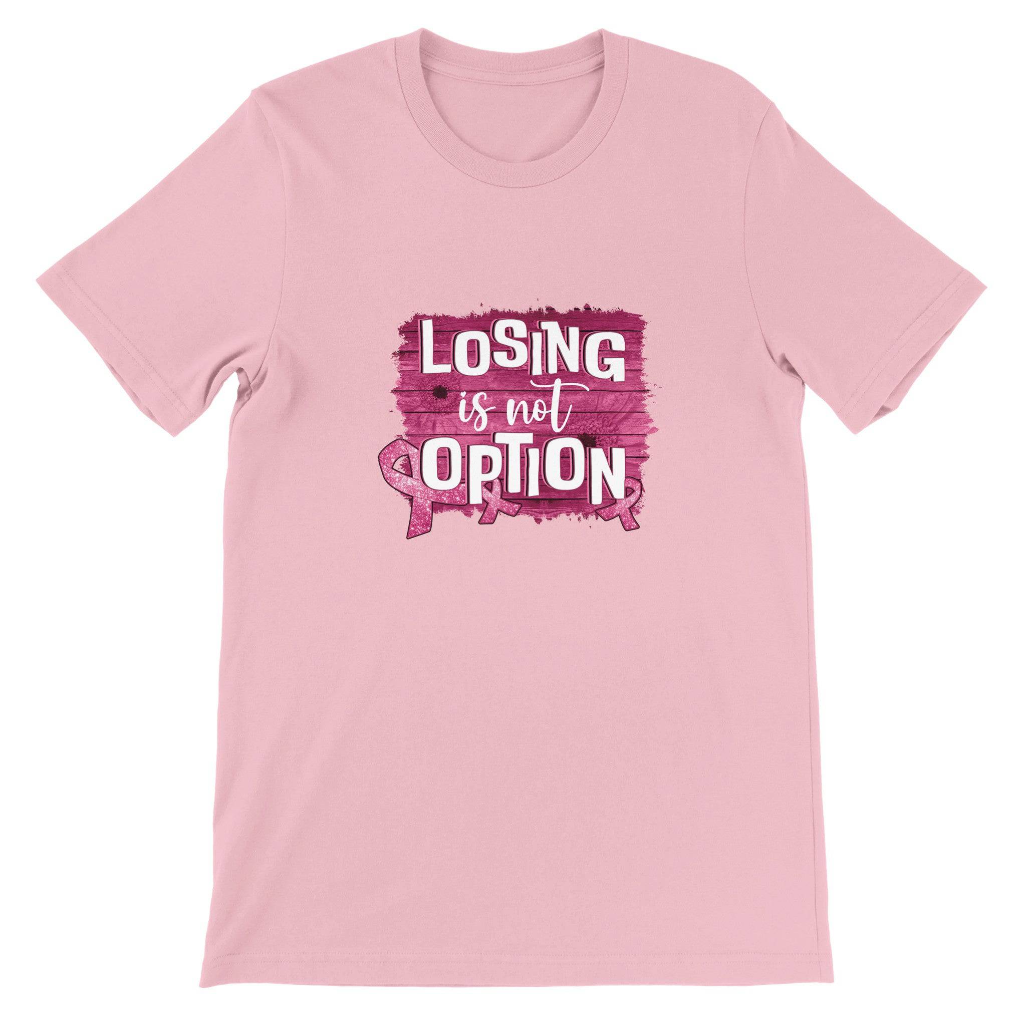 Budget Unisex Crewneck T-shirt/Losing-Is-Not-An-Option - Enet Images