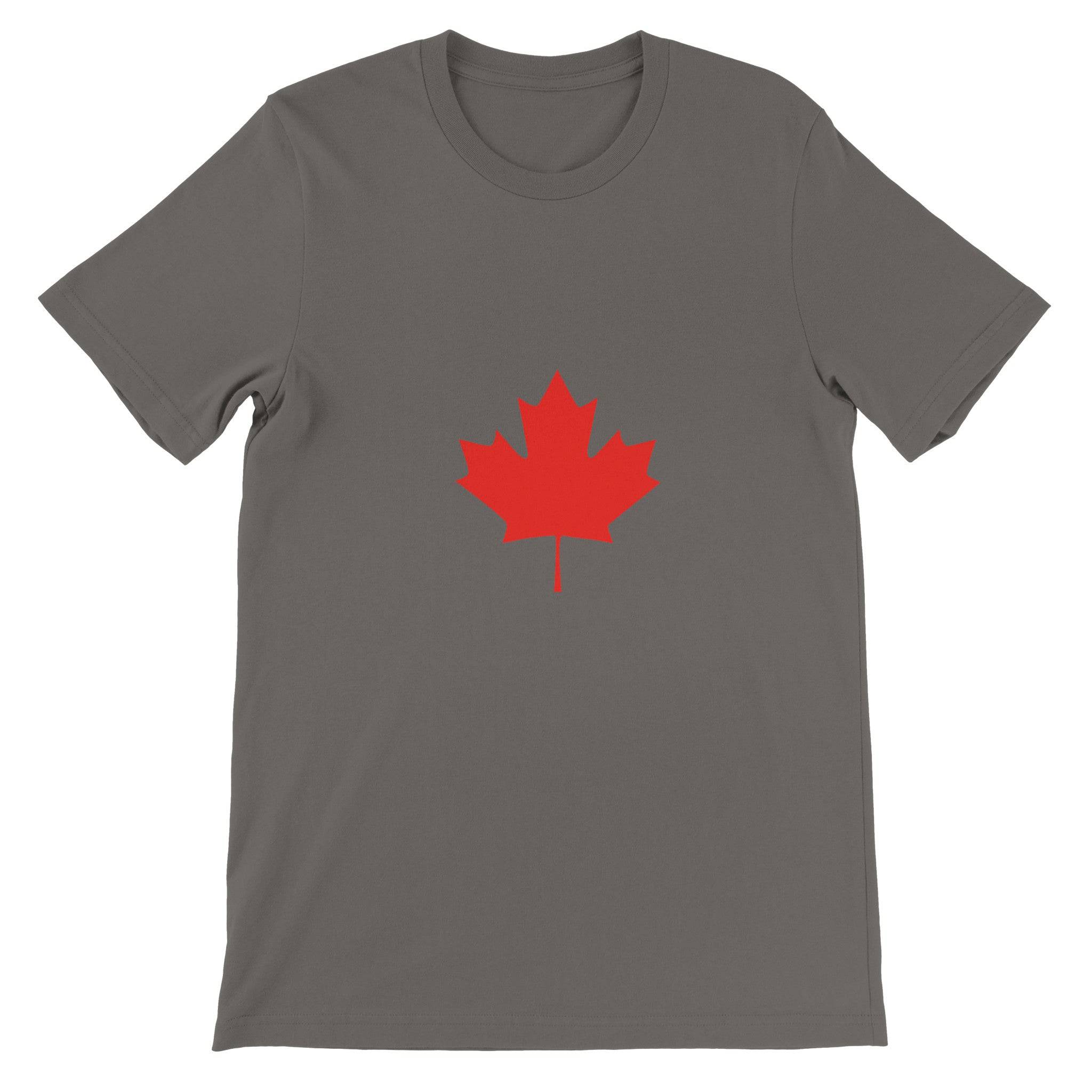 Budget Unisex Crewneck T-shirt/Maple-Leaf-Canada - Enet Images