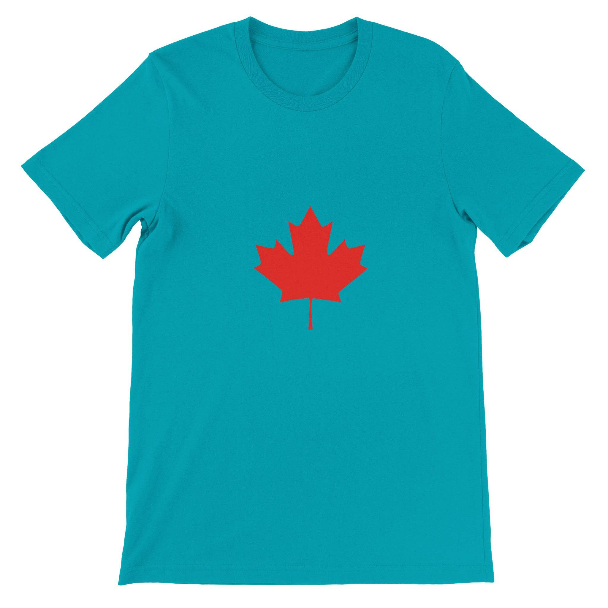 Budget Unisex Crewneck T-shirt/Maple-Leaf-Canada - Enet Images