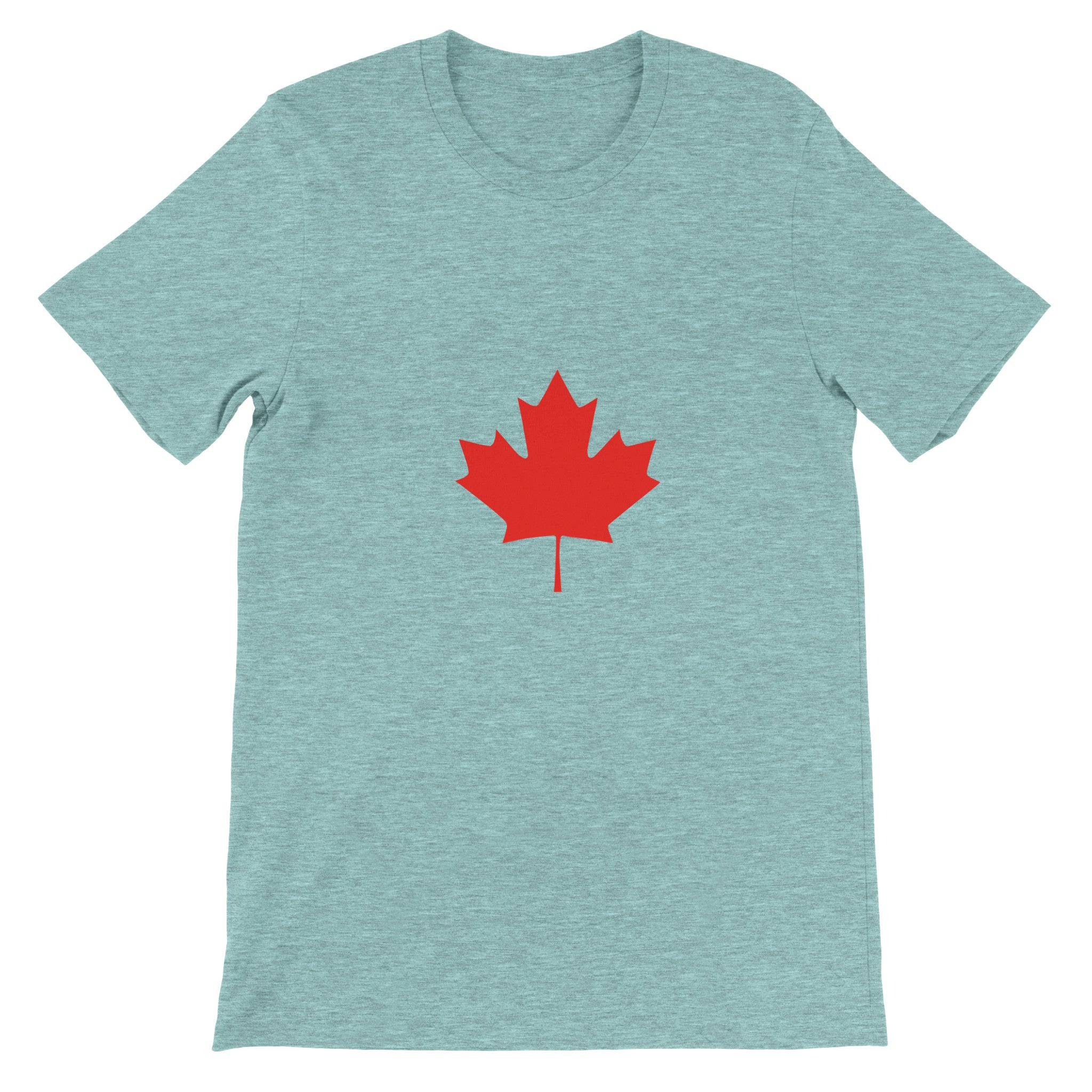 Budget Unisex Crewneck T-shirt/Maple-Leaf-Canada - Enet Images