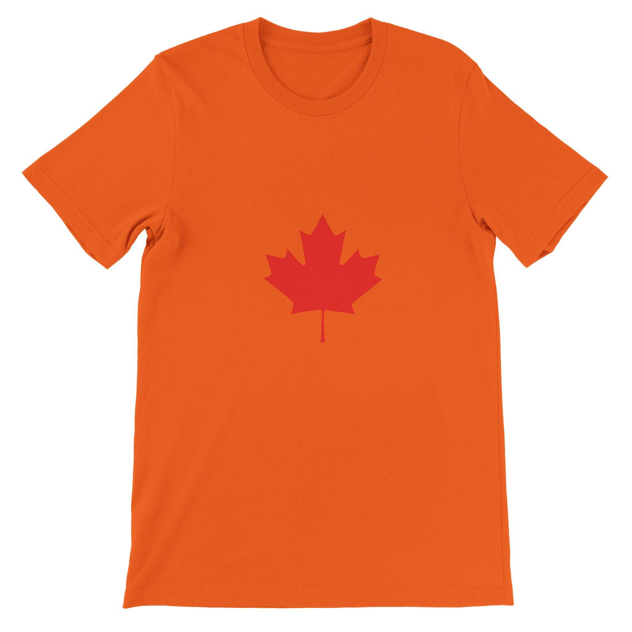 Budget Unisex Crewneck T-shirt/Maple-Leaf-Canada - Enet Images