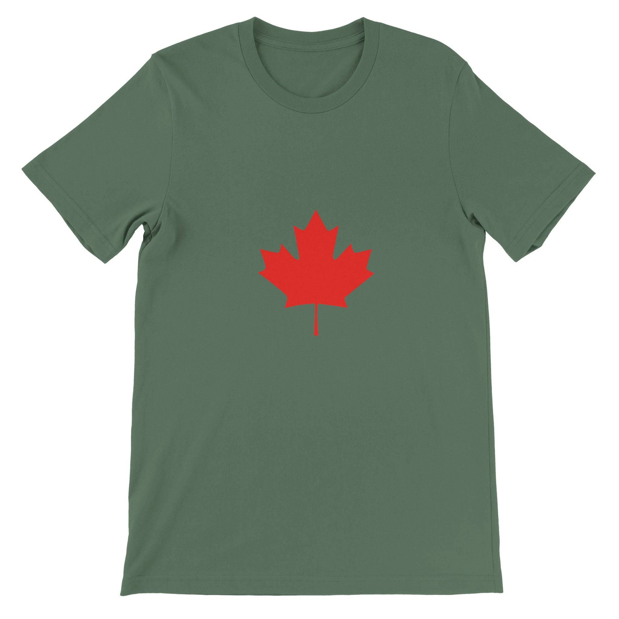 Budget Unisex Crewneck T-shirt/Maple-Leaf-Canada - Enet Images