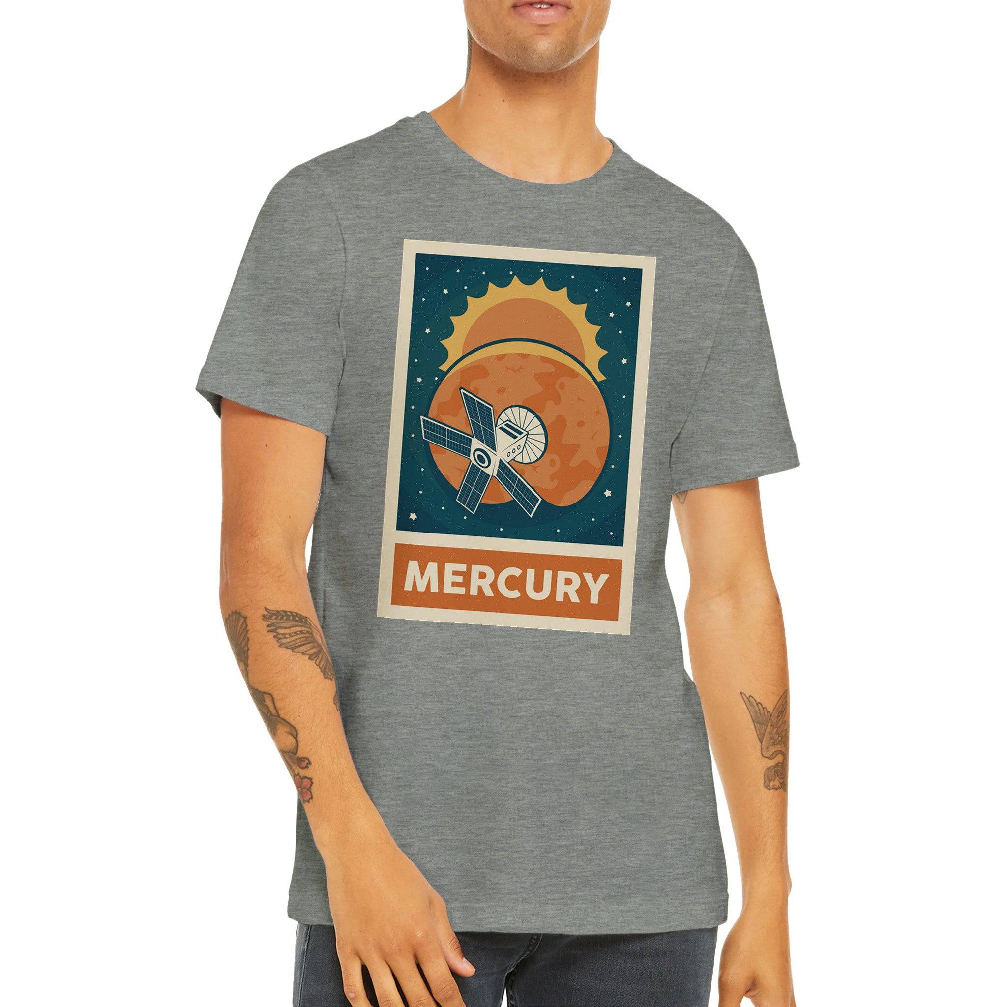 Budget Unisex Crewneck T-shirt/Mercury - Enet Images