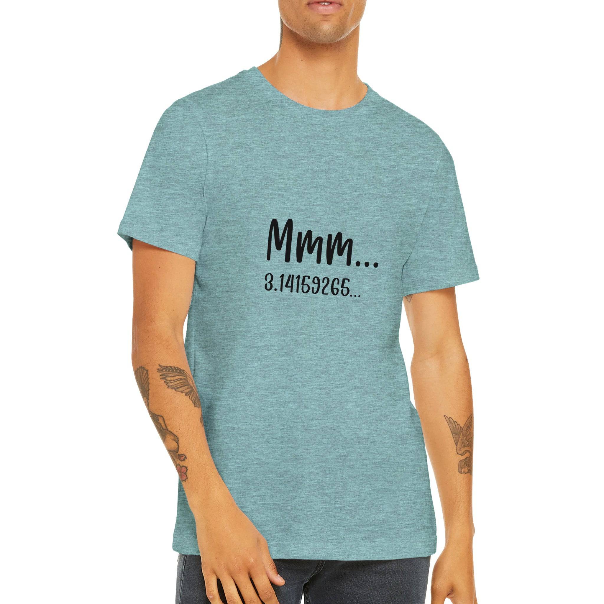 Budget Unisex Crewneck T-shirt/Mmm-3,14 - Enet Images