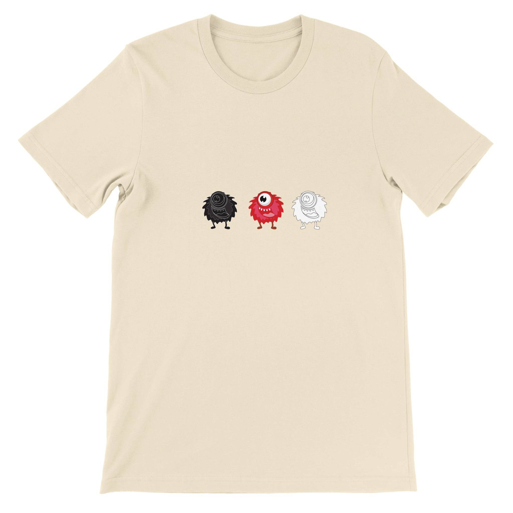 Budget Unisex Crewneck T-shirt/Monsters - Enet Images