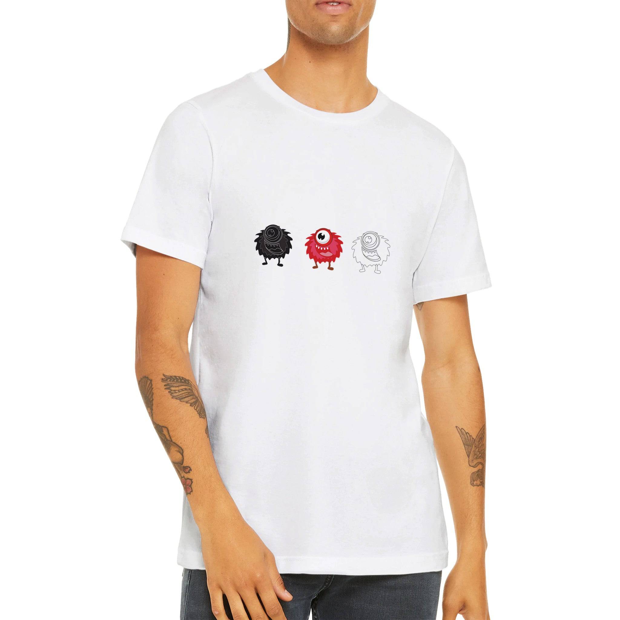 Budget Unisex Crewneck T-shirt/Monsters - Enet Images