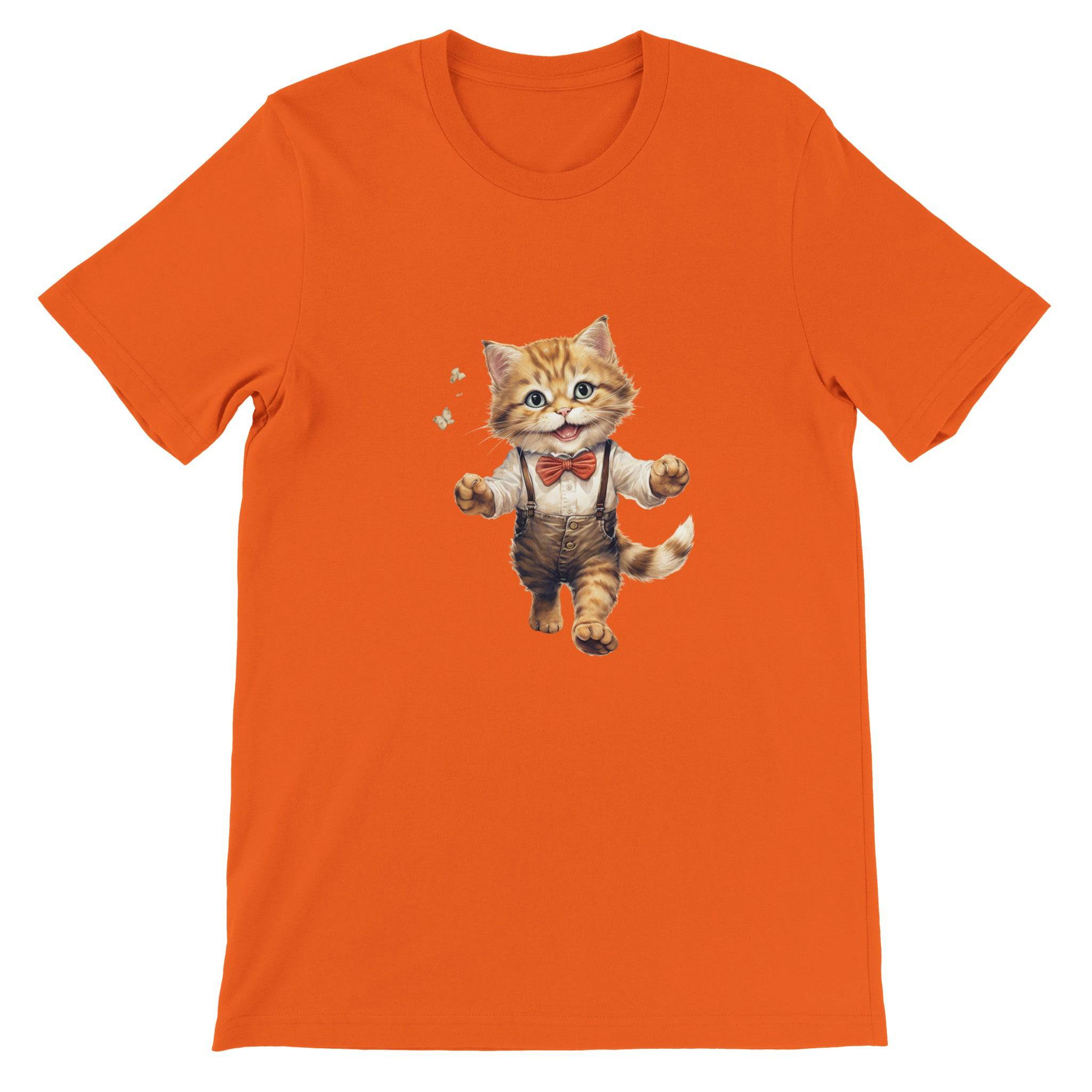 Budget Unisex Crewneck T-shirt/Mr-Cat - Enet Images