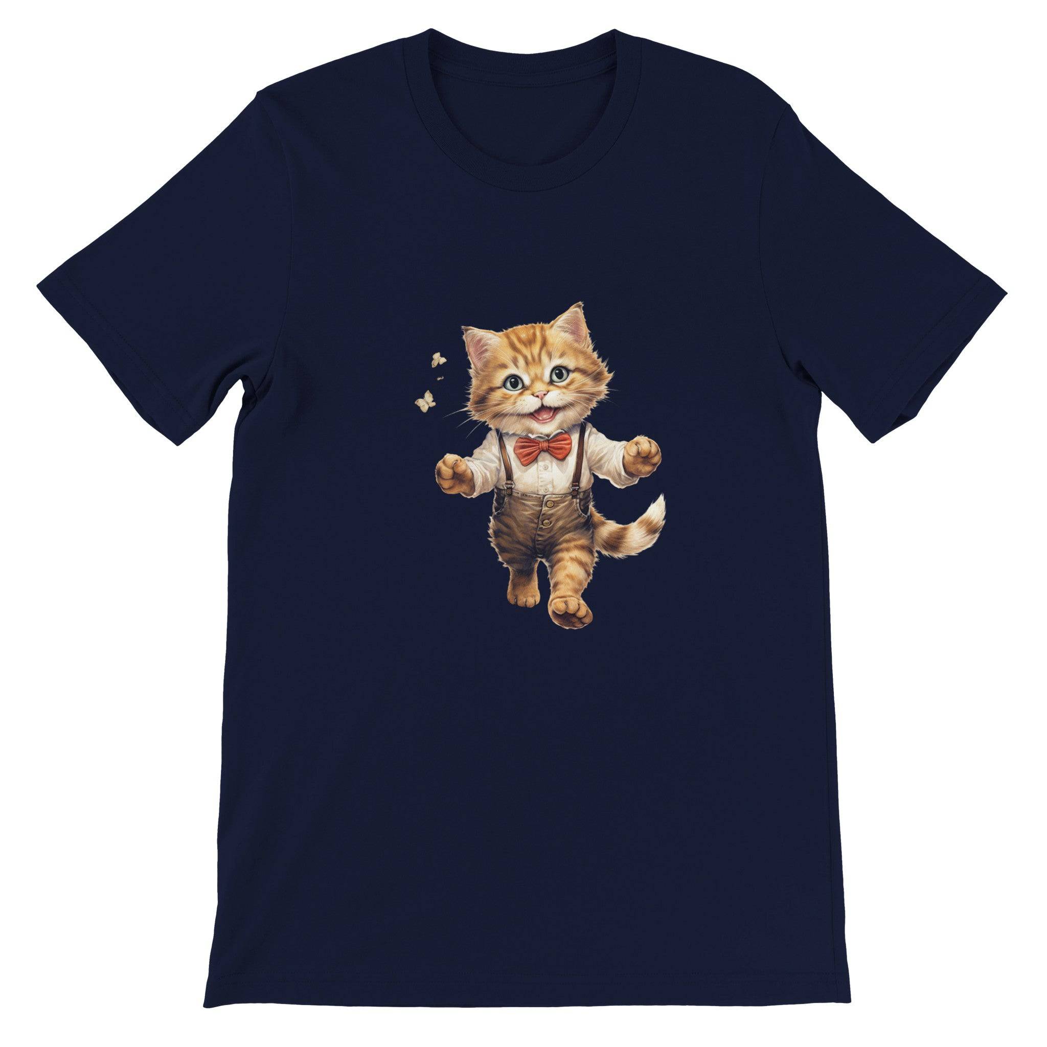 Budget Unisex Crewneck T-shirt/Mr-Cat - Enet Images
