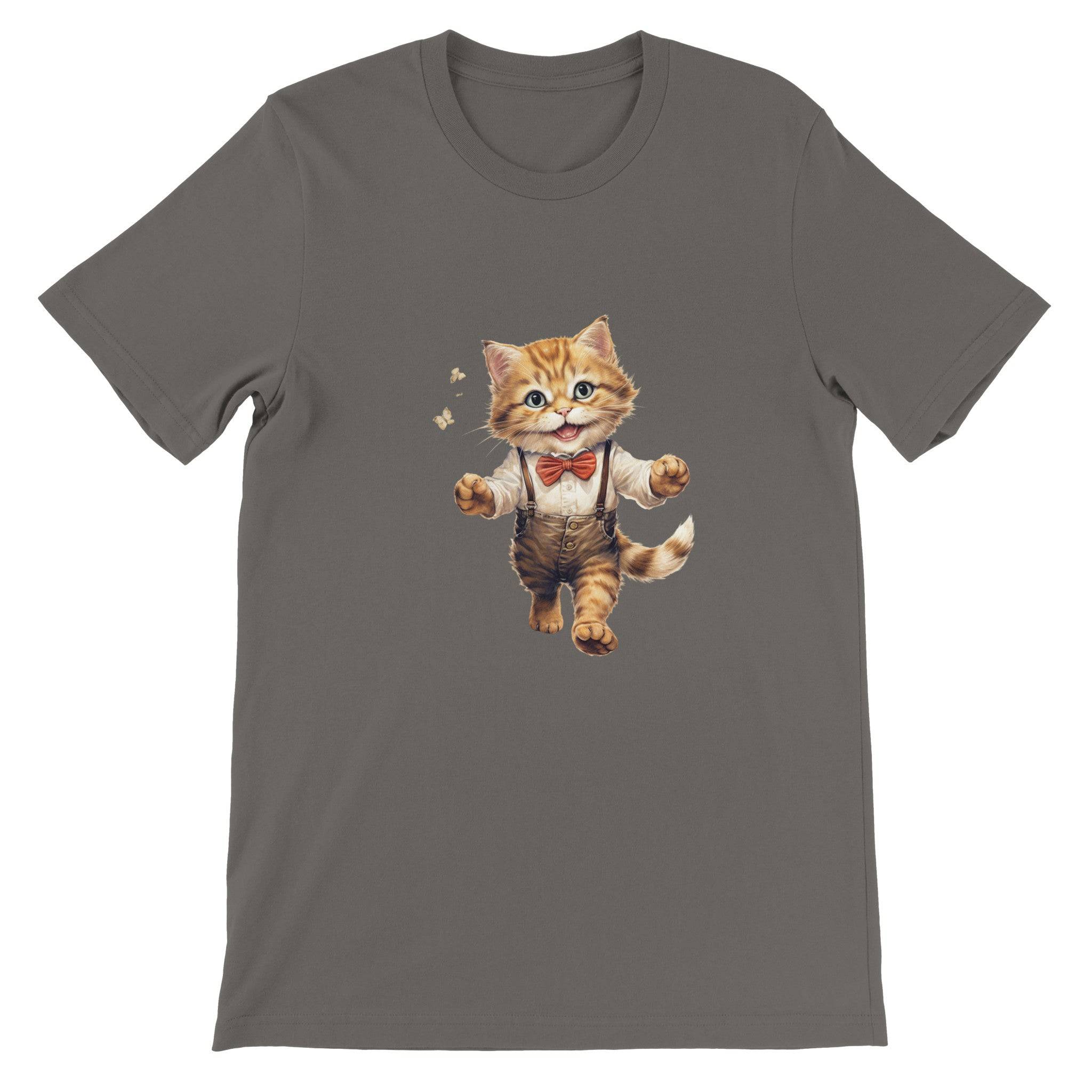 Budget Unisex Crewneck T-shirt/Mr-Cat - Enet Images