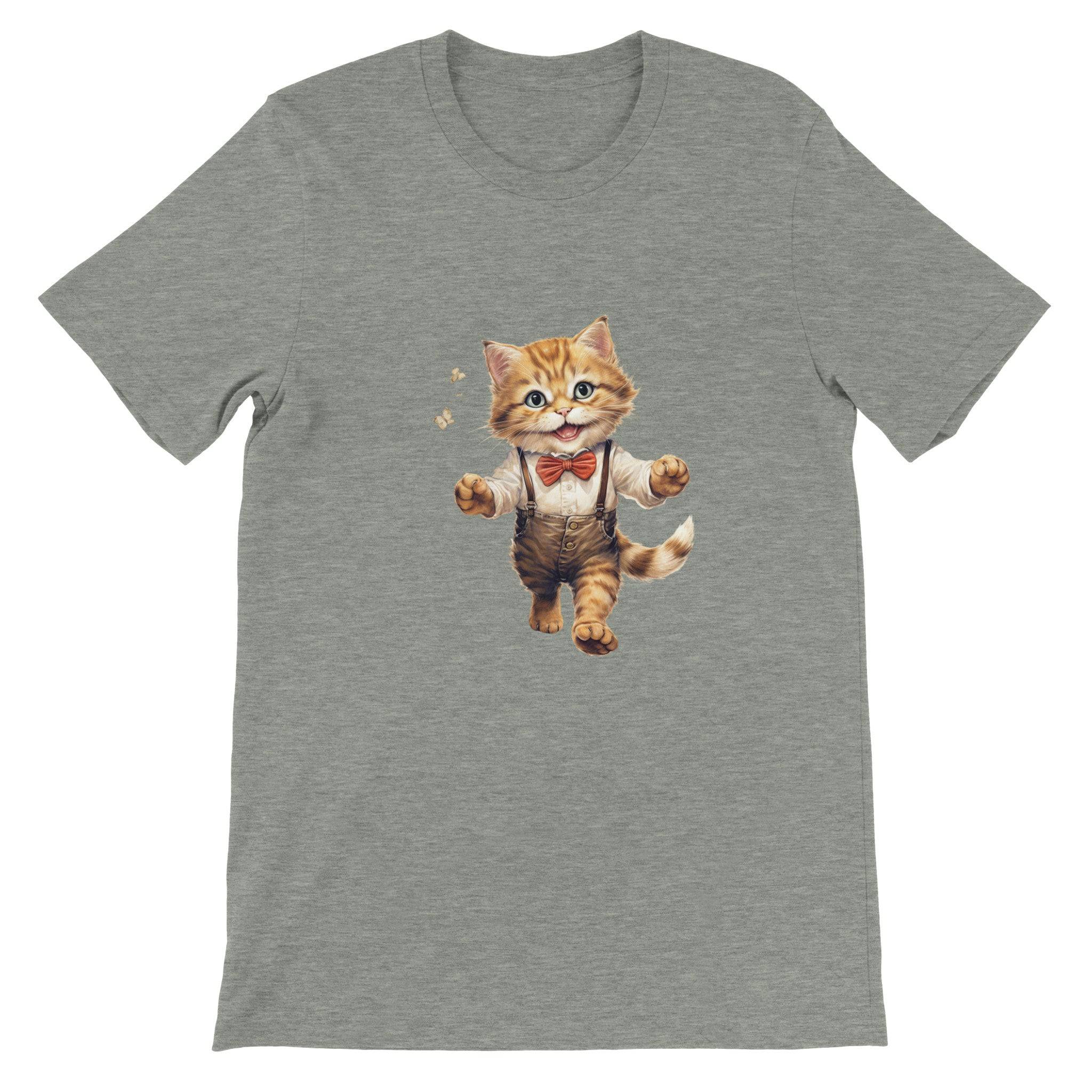 Budget Unisex Crewneck T-shirt/Mr-Cat - Enet Images