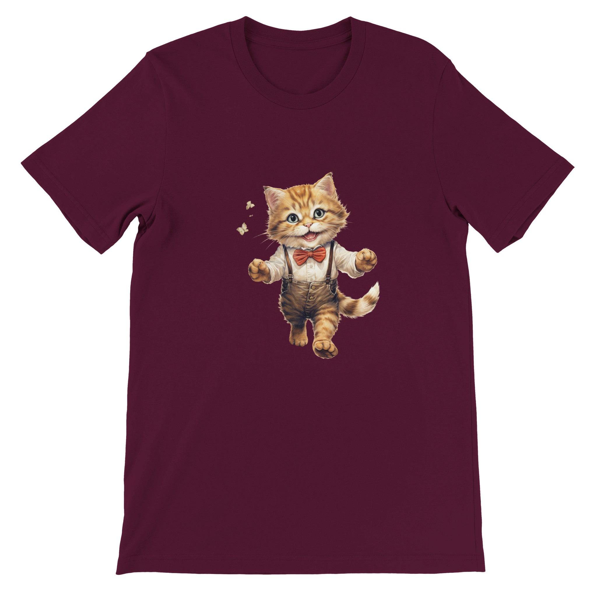 Budget Unisex Crewneck T-shirt/Mr-Cat - Enet Images