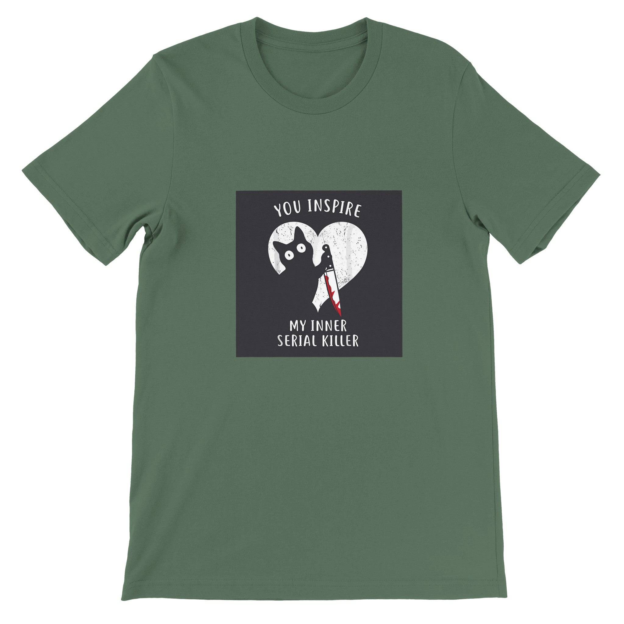 Budget Unisex Crewneck T-shirt/My-Inner-Serial-Killer - Enet Images