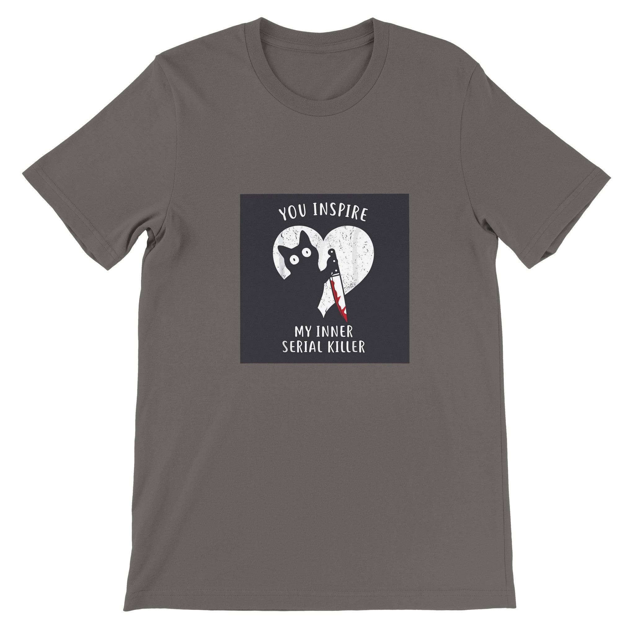 Budget Unisex Crewneck T-shirt/My-Inner-Serial-Killer - Enet Images