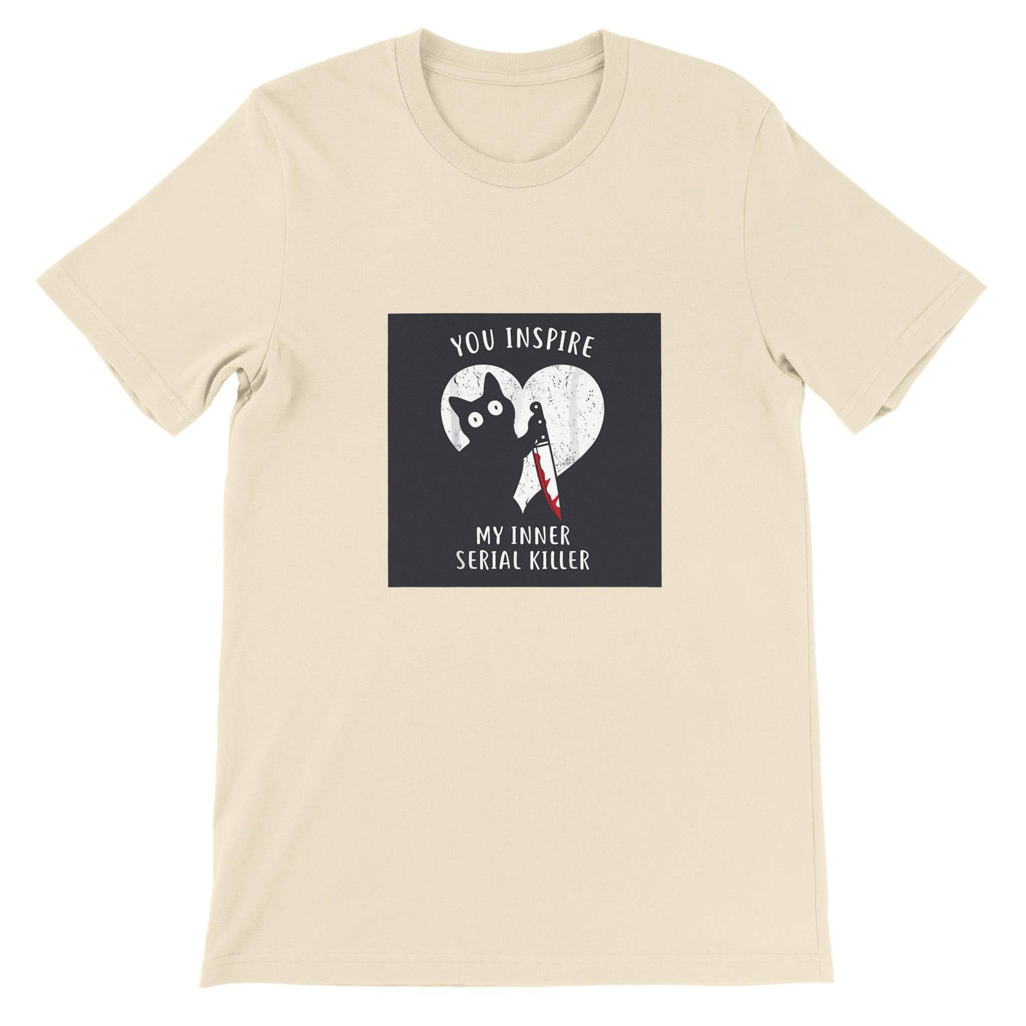 Budget Unisex Crewneck T-shirt/My-Inner-Serial-Killer - Enet Images