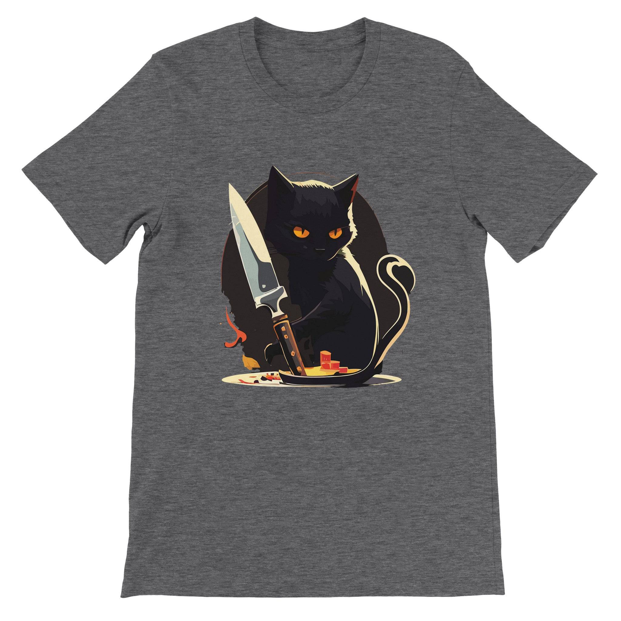 Budget Unisex Crewneck T-shirt/My-Inner-Serial-Killer-Knife - Enet Images