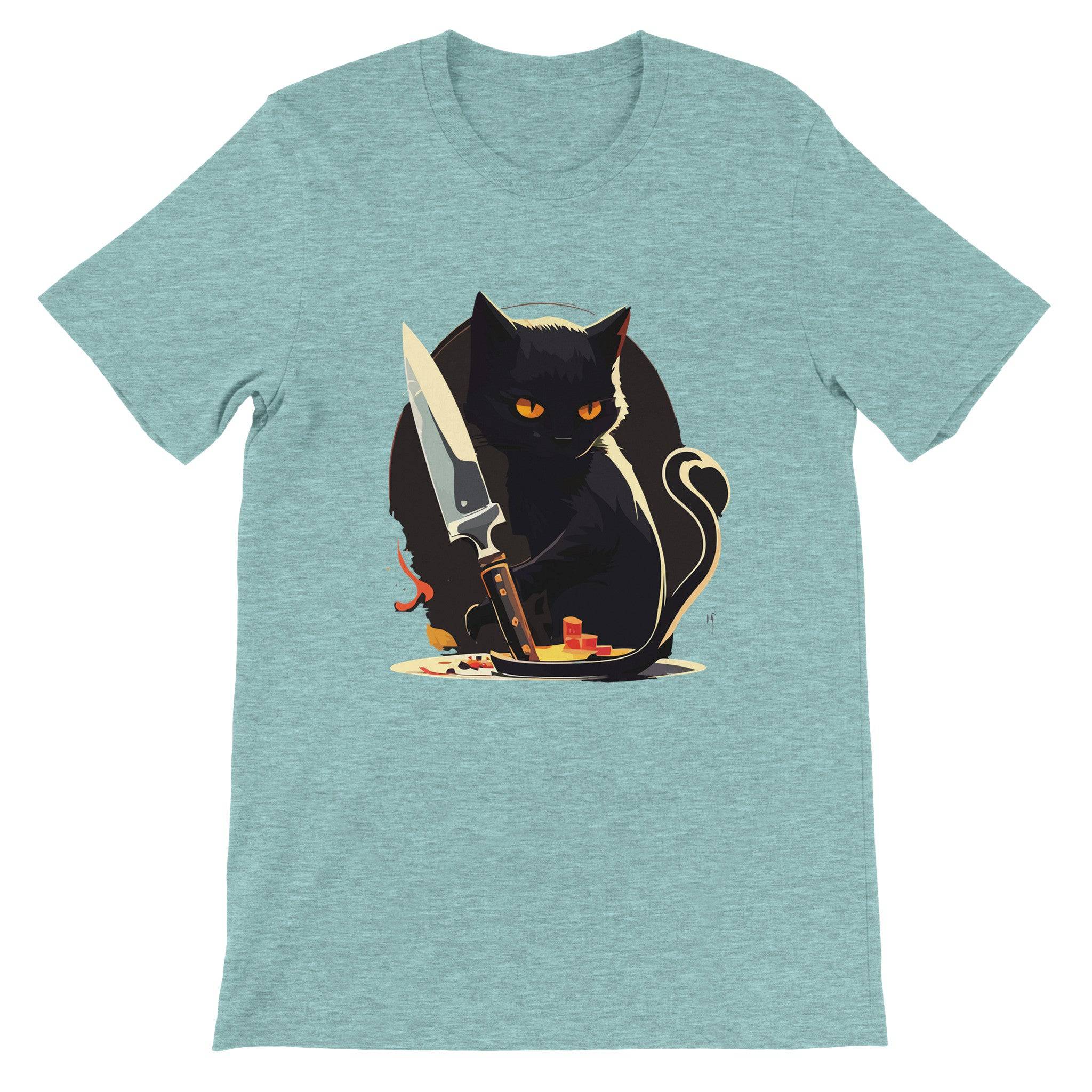 Budget Unisex Crewneck T-shirt/My-Inner-Serial-Killer-Knife - Enet Images