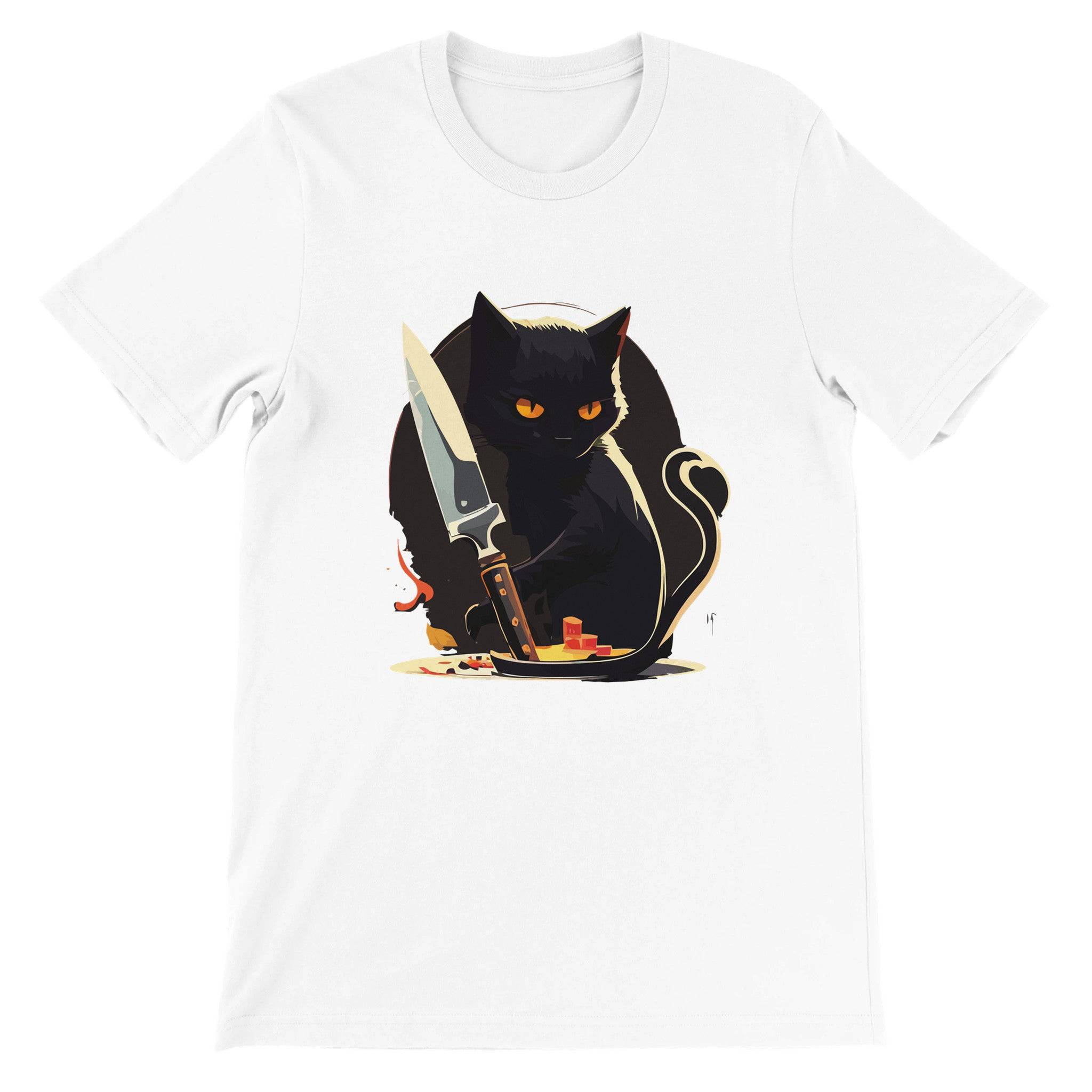 Budget Unisex Crewneck T-shirt/My-Inner-Serial-Killer-Knife - Enet Images